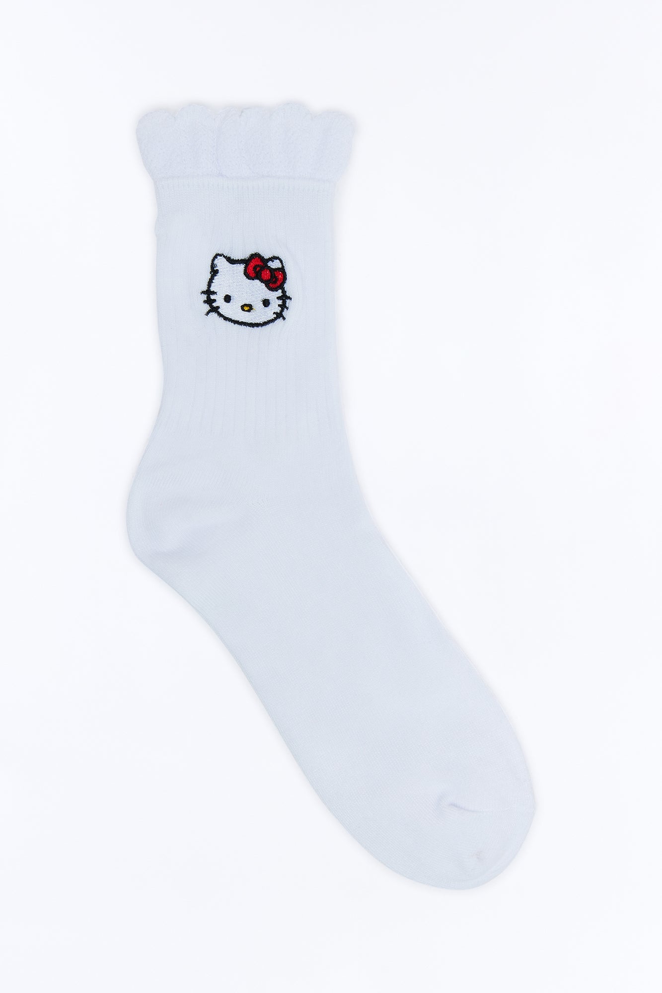 Hello Kitty Cutie Crew Socks - White