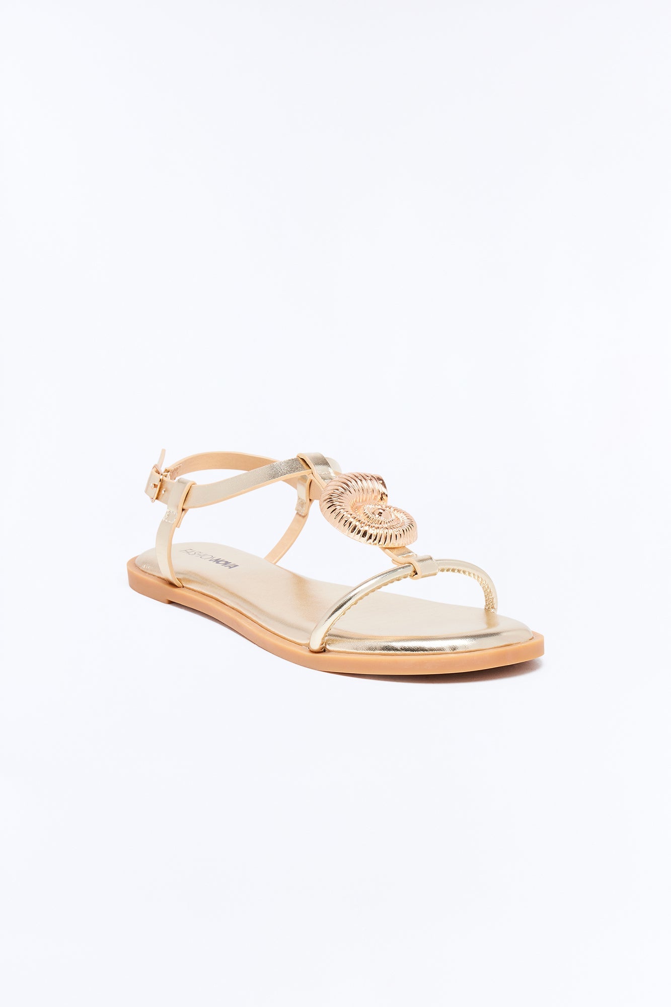 Avida Shell Sandals - Gold