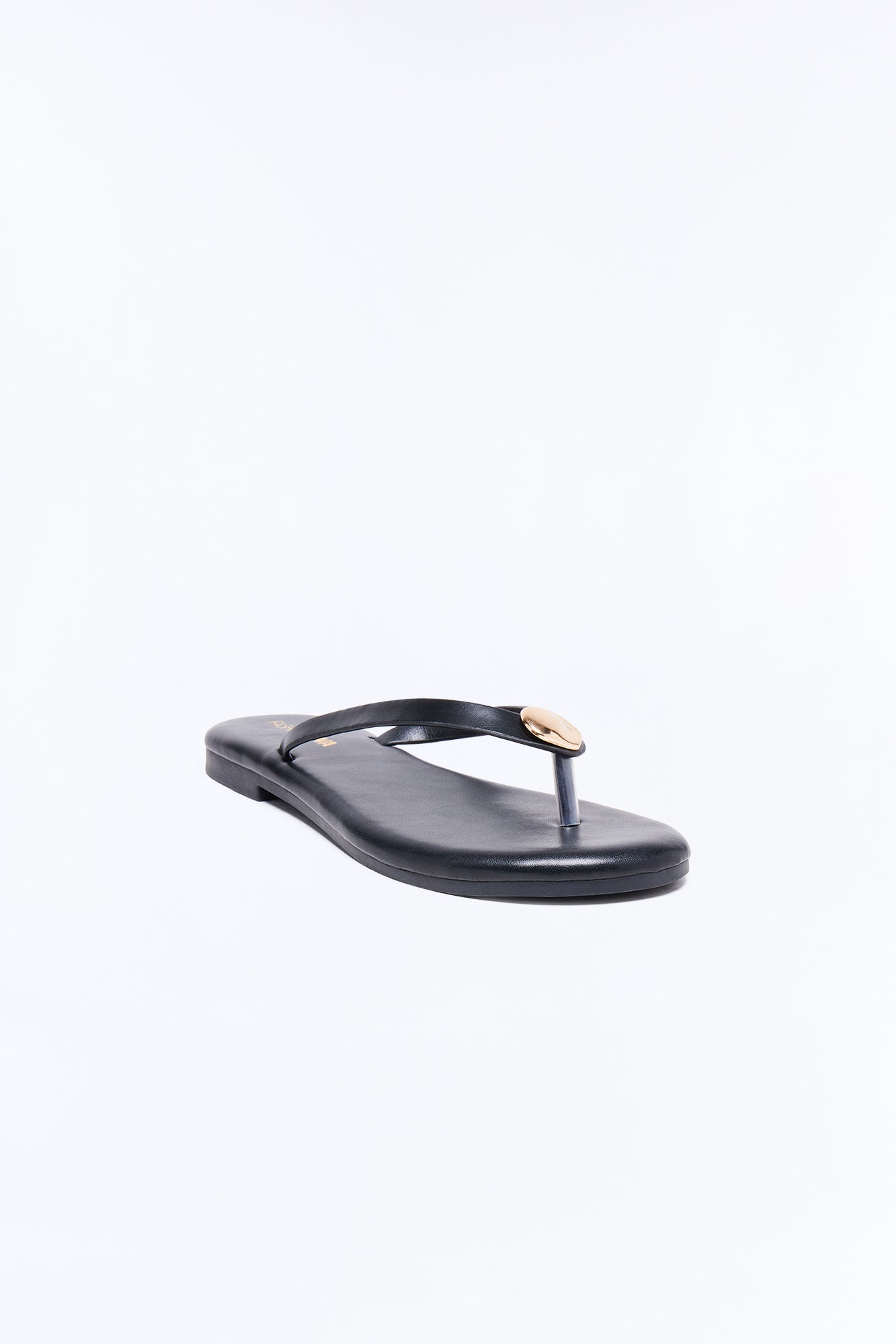 Kacee Stud Flip Flops - Black