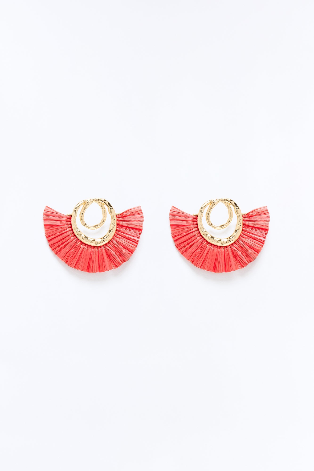 Island Sway Earrings - Gold/Pink