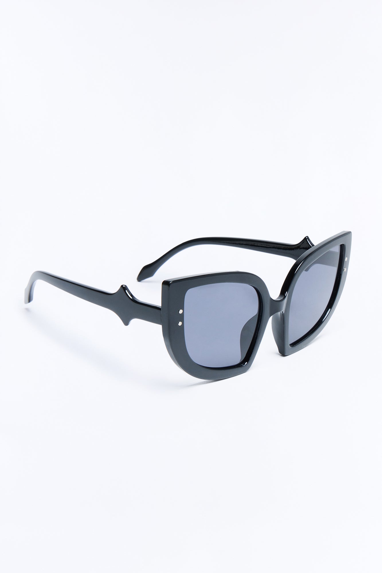 Wise Cat Eye Sunglasses - Black