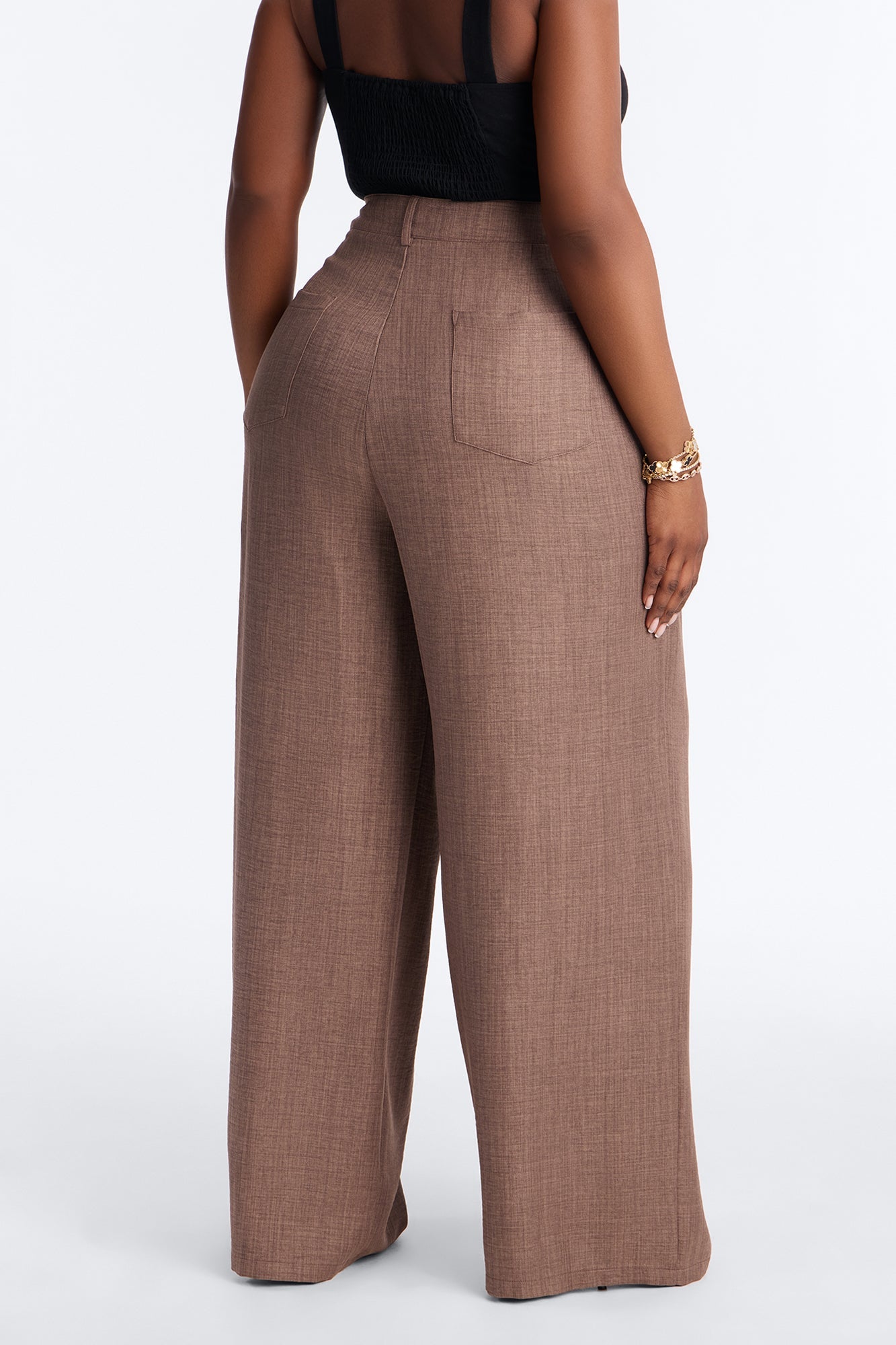Matson Wide Leg Trouser - Caffe