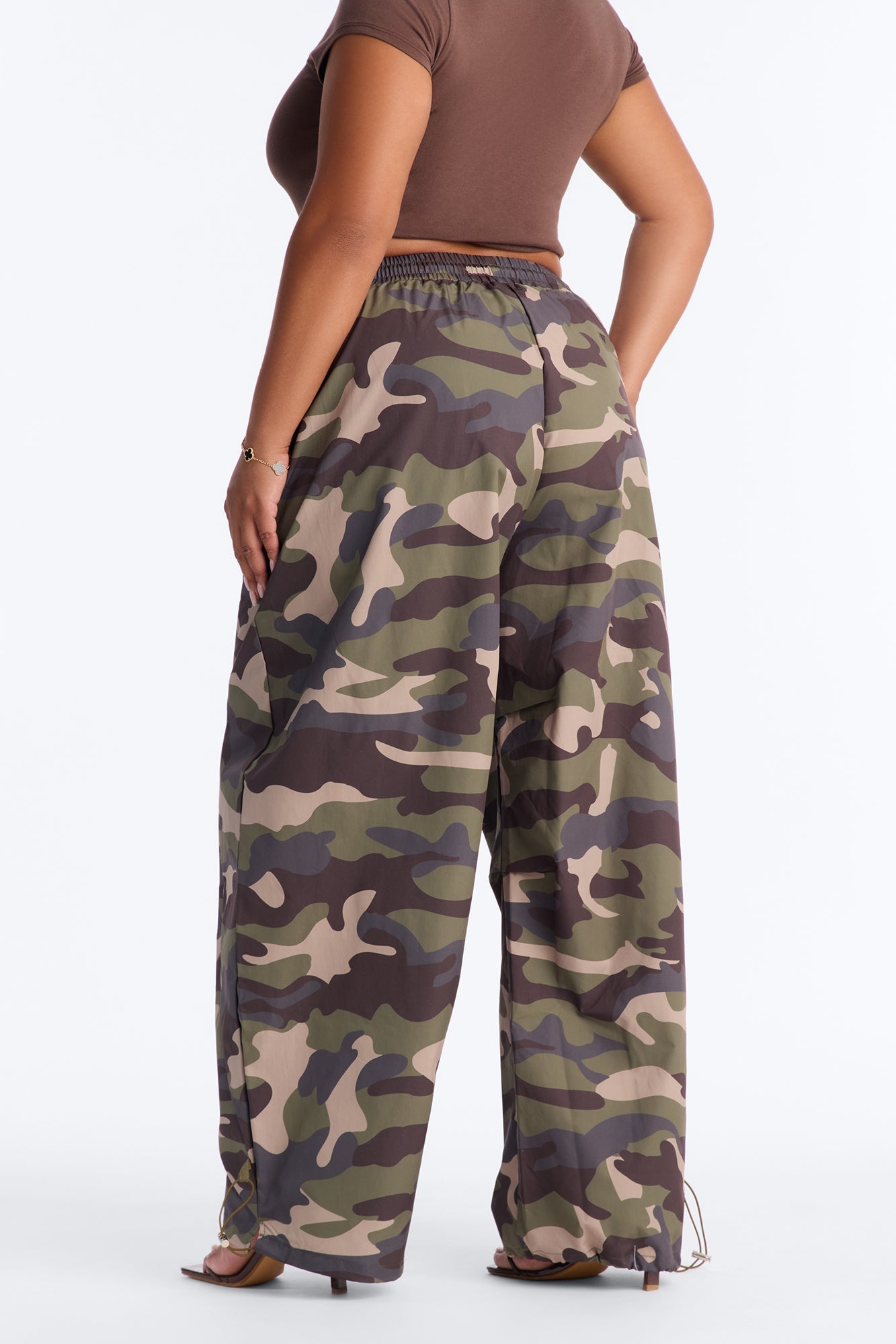 Can't See Me Camo Barrel Leg Joggers 30″ - Camouflage