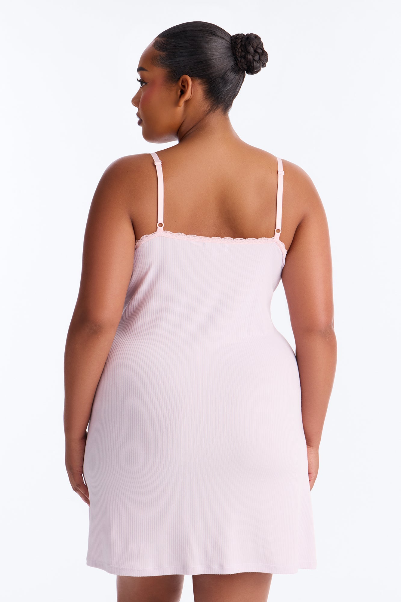 Getting Sleepy Ribbed Sleep Gown - Lavender