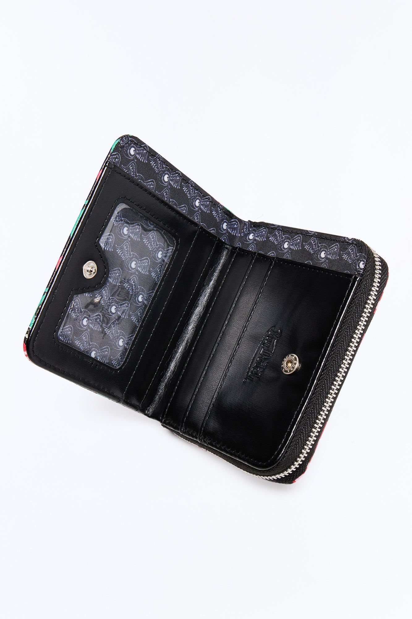 Von Dutch Cherries Faux Leather Wallet - Black/combo