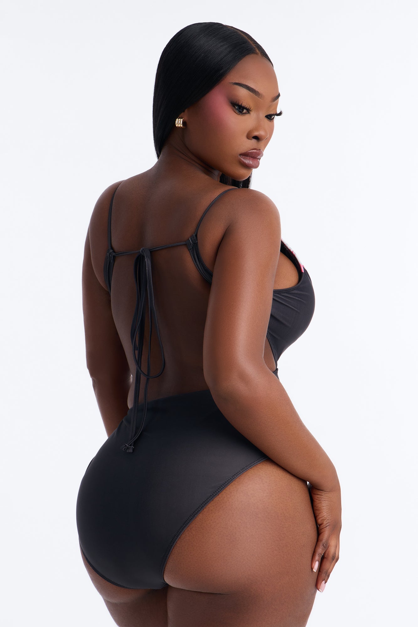 Out Of Reach 1 Piece Swimsuit - Black/combo