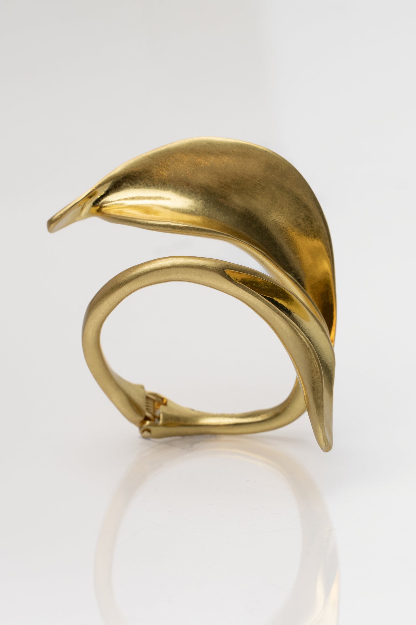 Gold Flora Cuff