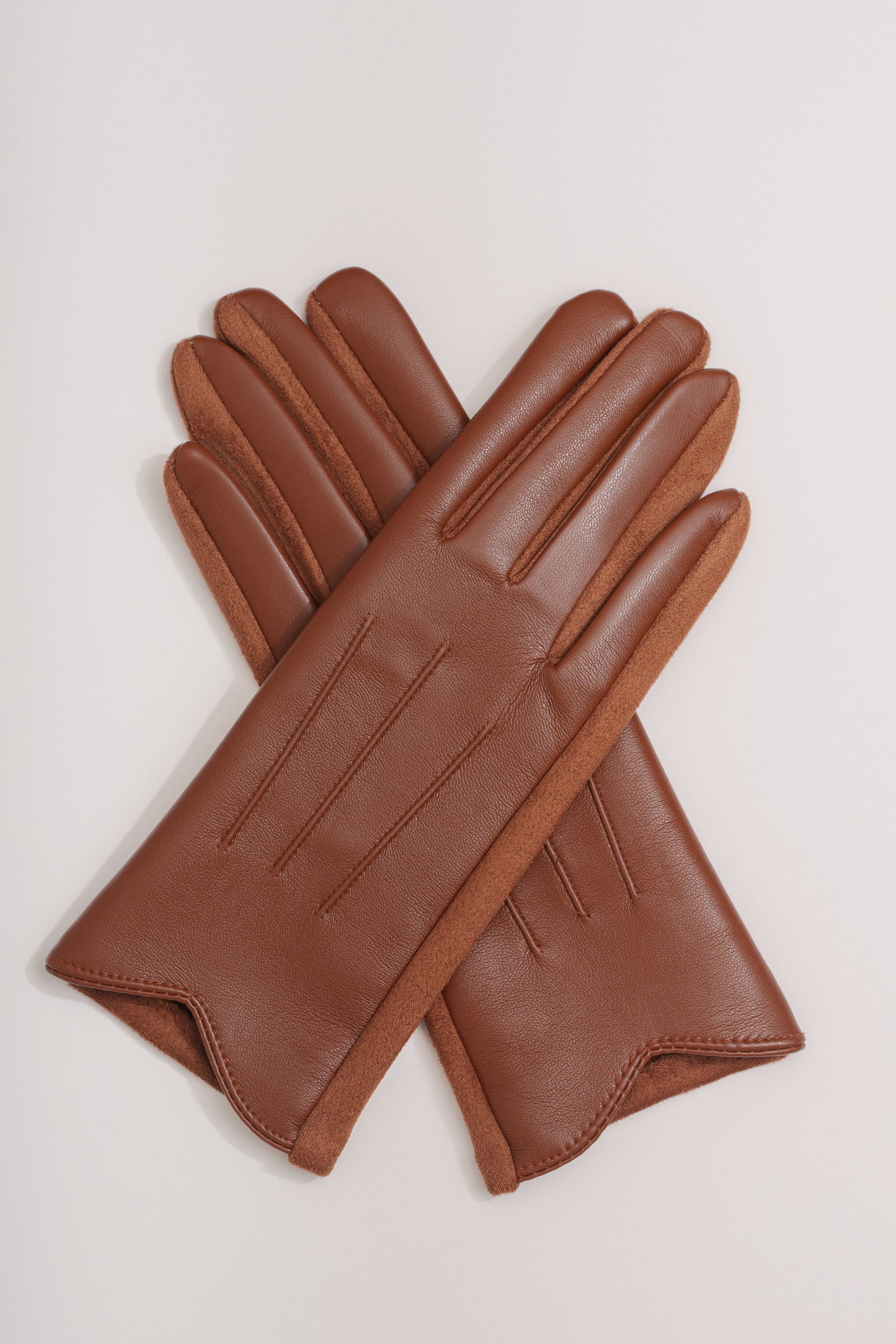 Terra Cotta Après Ski Gloves JLUXLABEL