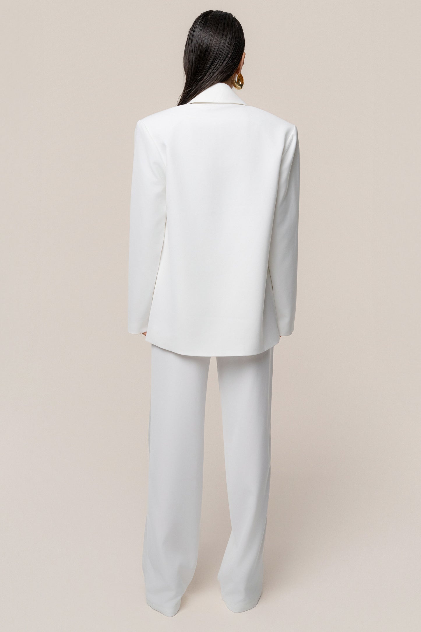Ivory Suite Life Woven Blazer JLUXLABEL