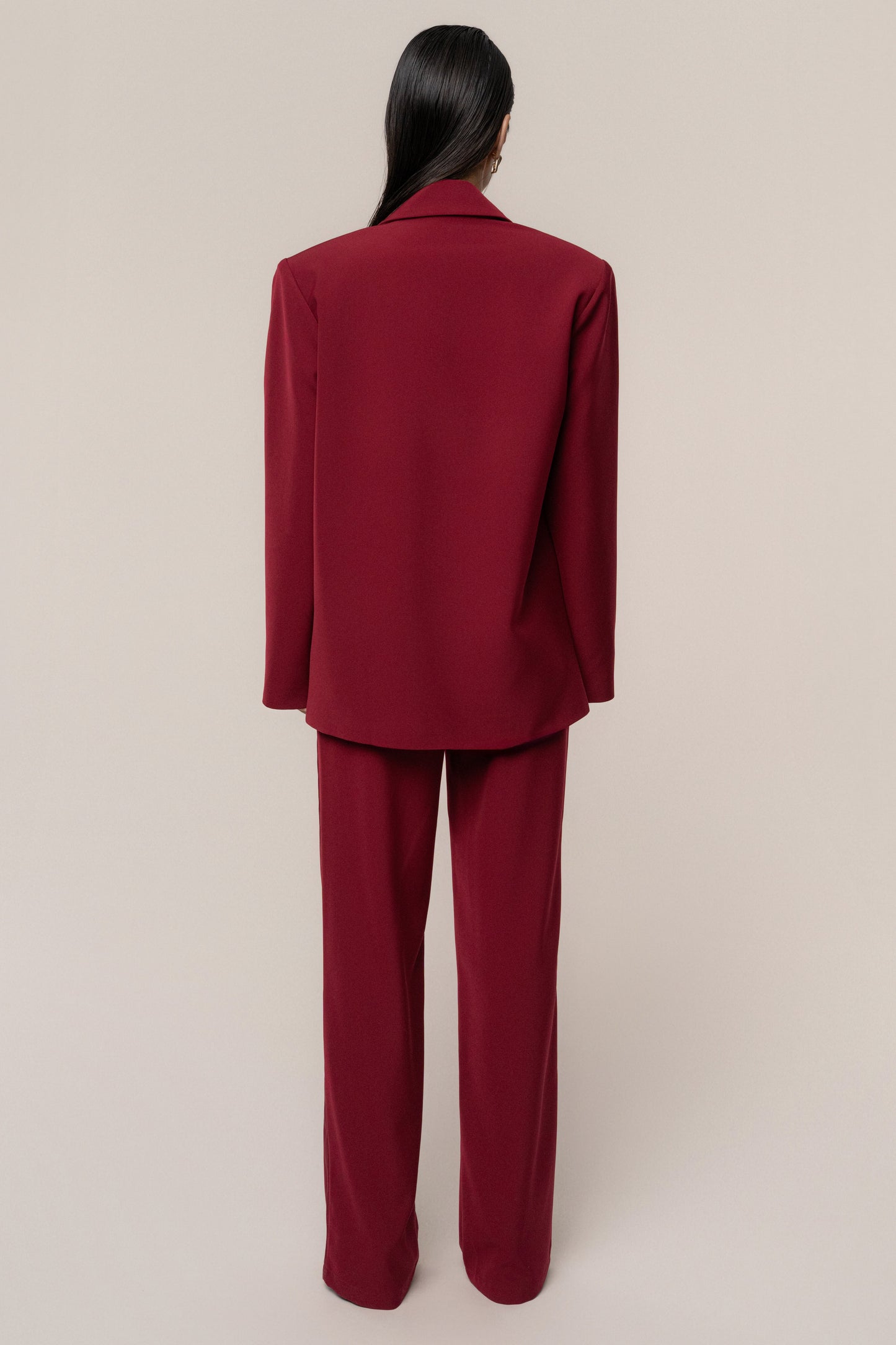 Burgundy Suite Life Woven Pant JLUXLABEL