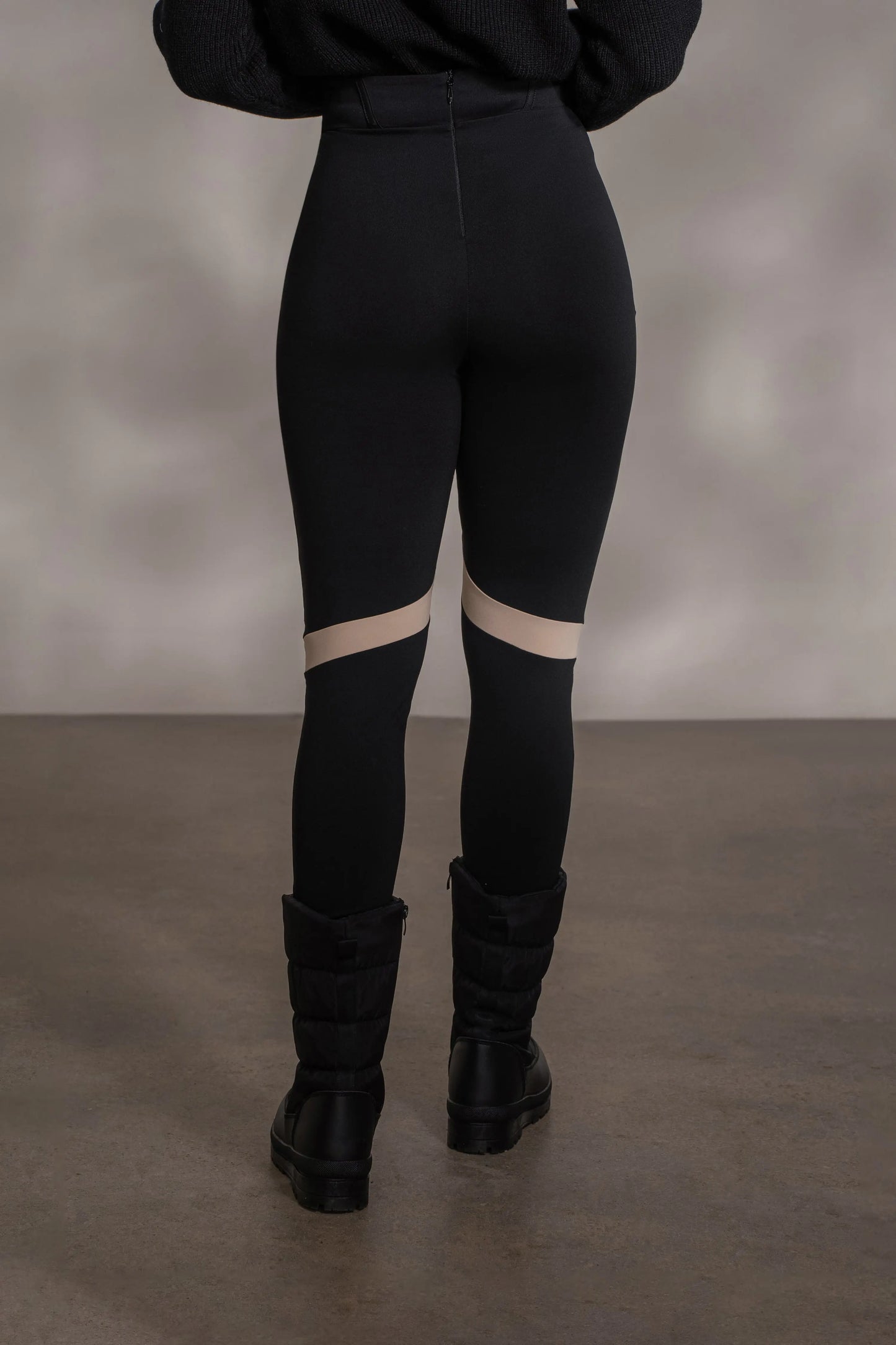 Black Valen High Waisted Leggings JLUXLABEL