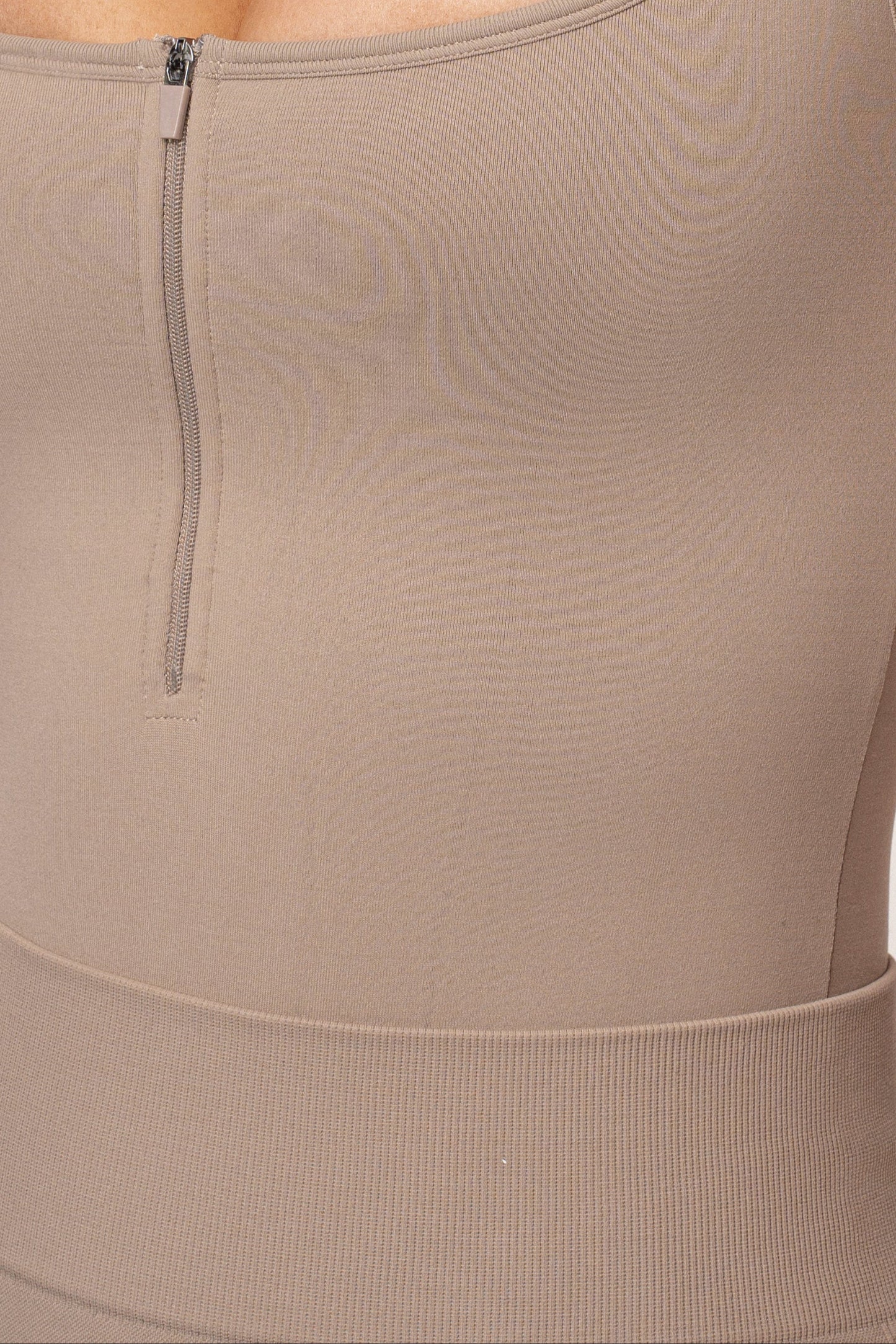Beige Grounded Bodysuit