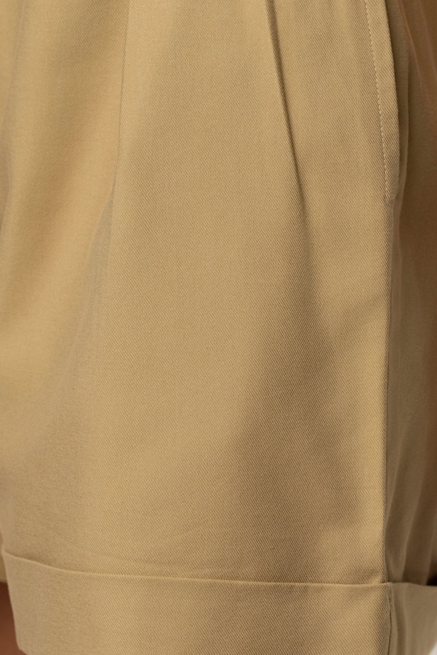 Tan Belted Cargo Shorts JLUXLABEL