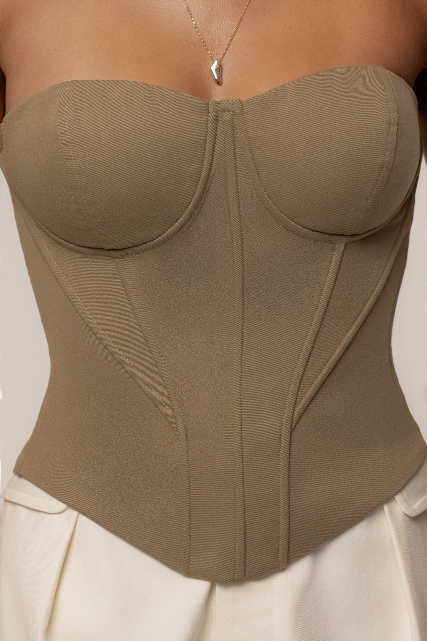 Tan Sunset Tides Corset
