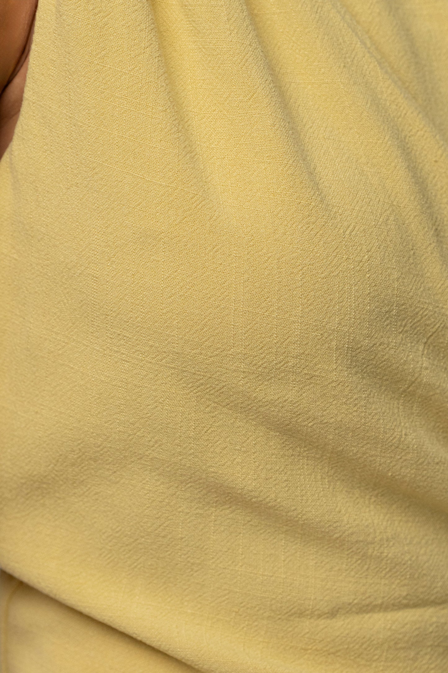 Yellow Palmera One Shoulder Top JLUXLABEL