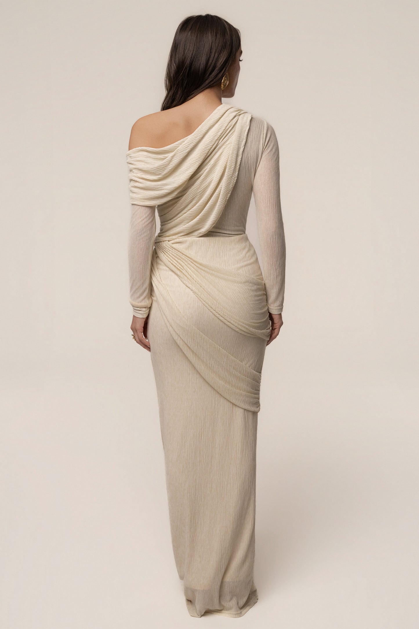 Ivory Paradise Hills Maxi Skirt JLUXLABEL