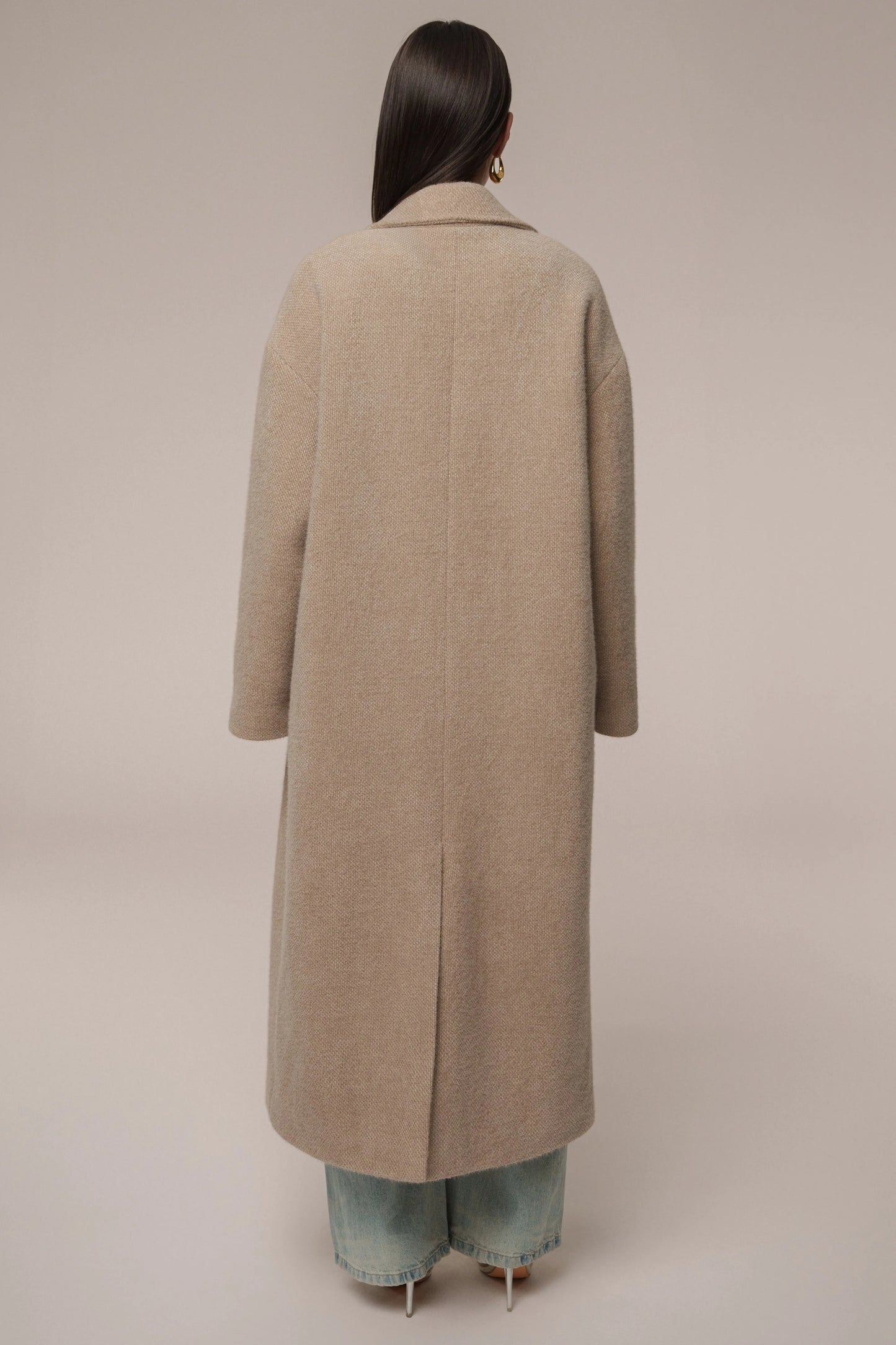 Sand Dion Oversized Coat JLUXLABEL