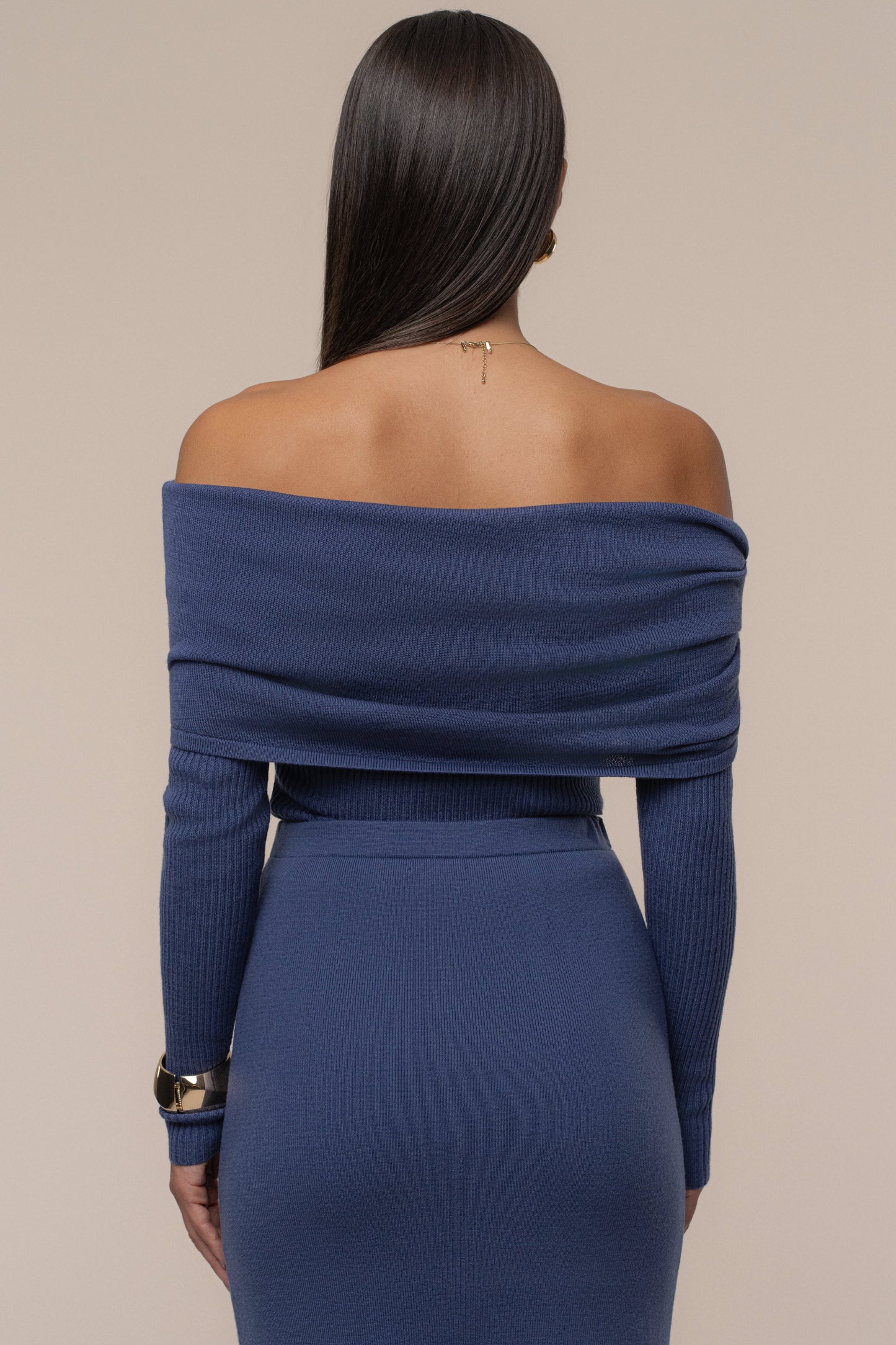 Dusk Off The Shoulder Knit Top