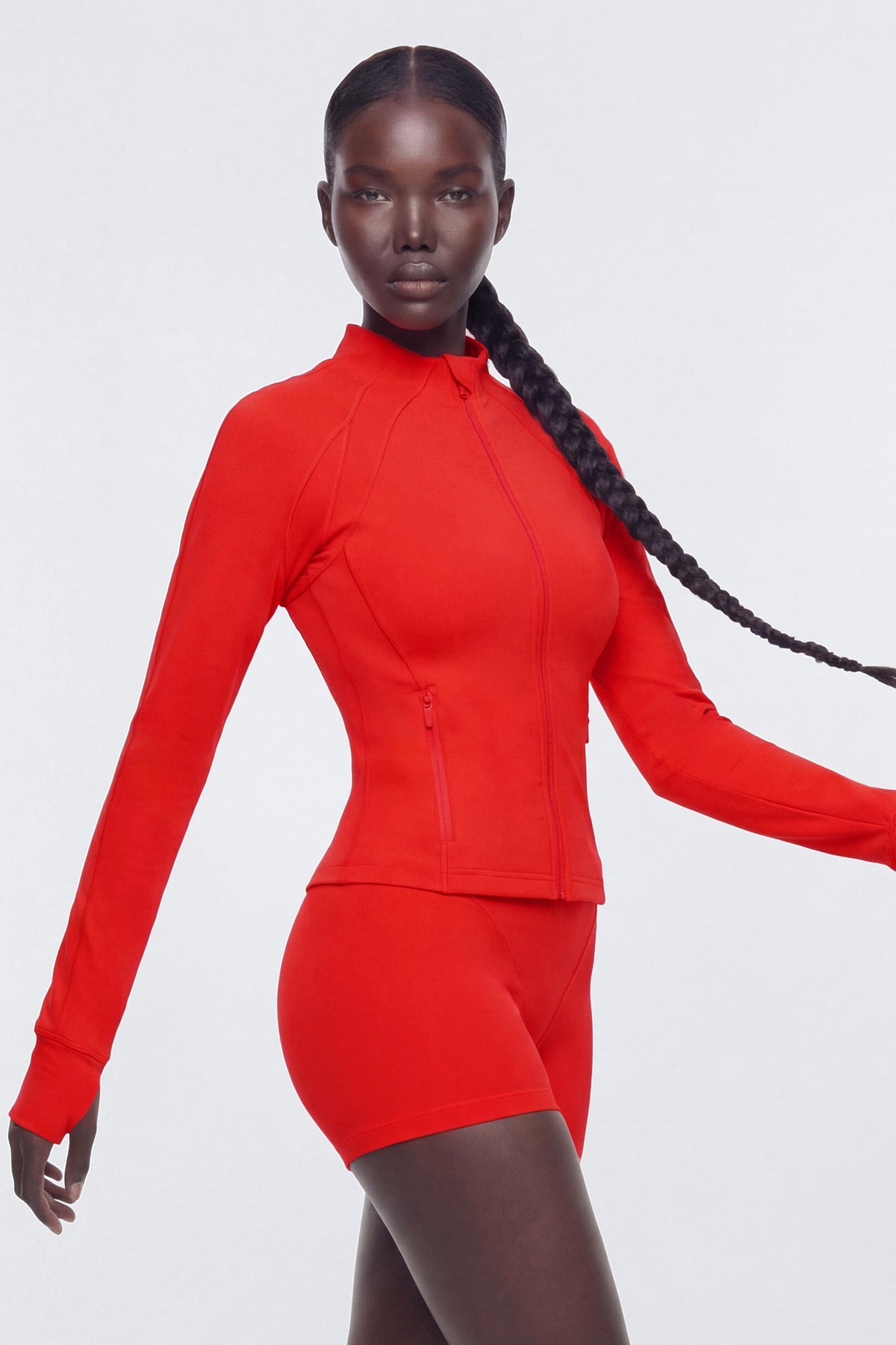 ProStretch™ Front Zip Sports Jacket - Red