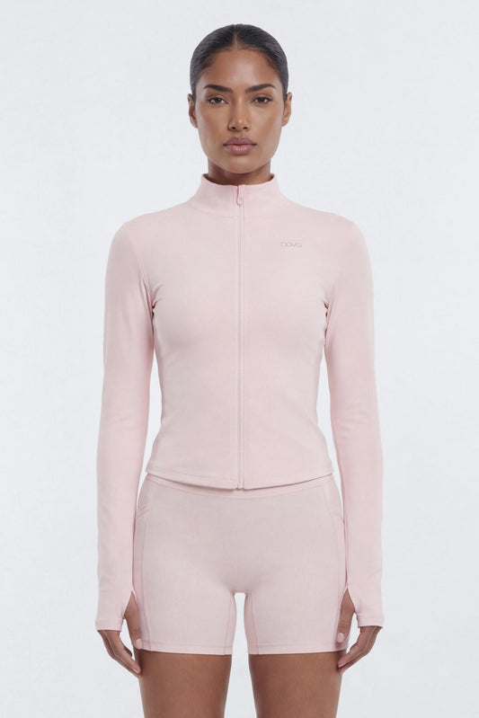 CloudForm™ Long Sleeve Full Zip Jacket - Pink