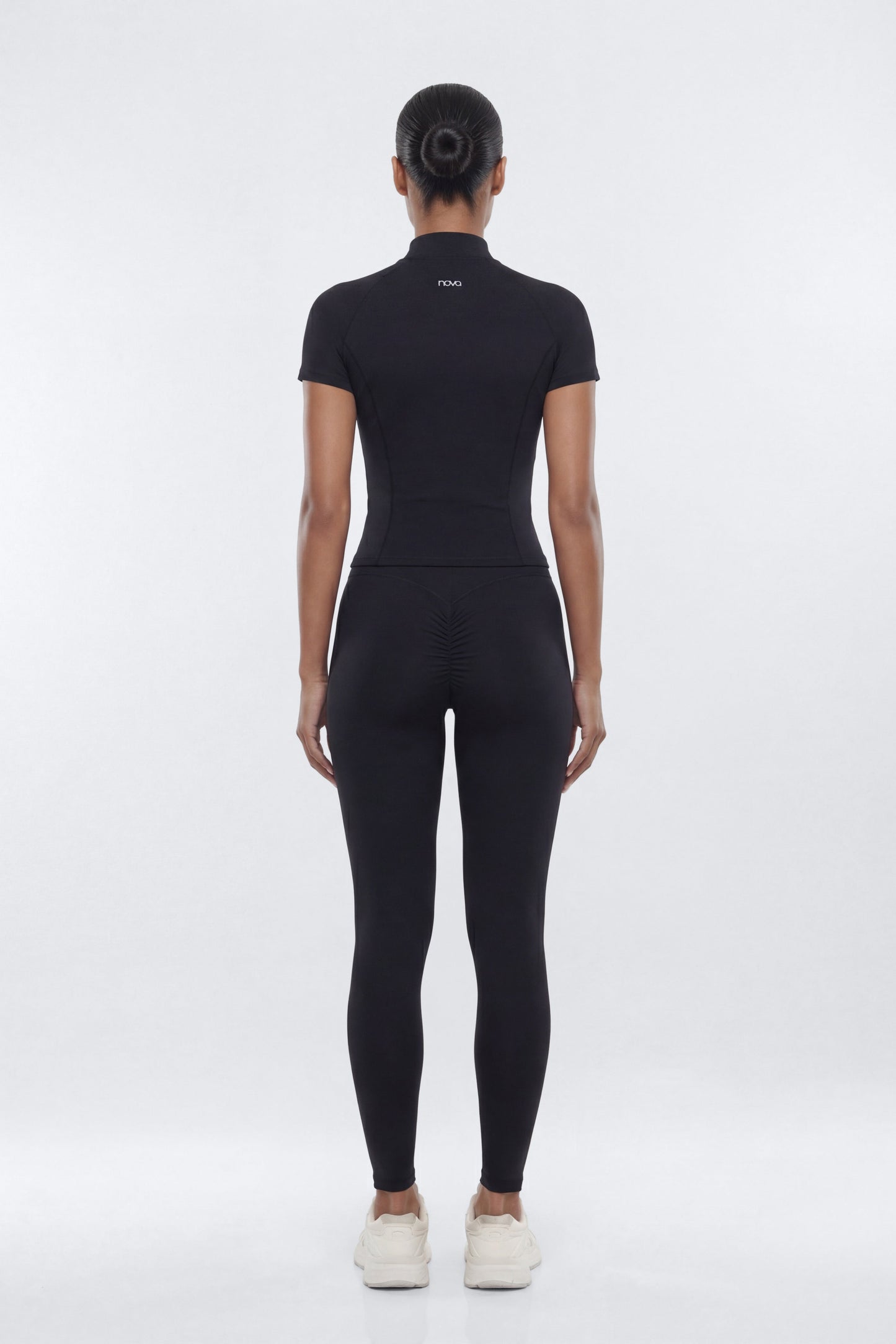 CloudForm™ Short Sleeve Full Zip Jacket - Black
