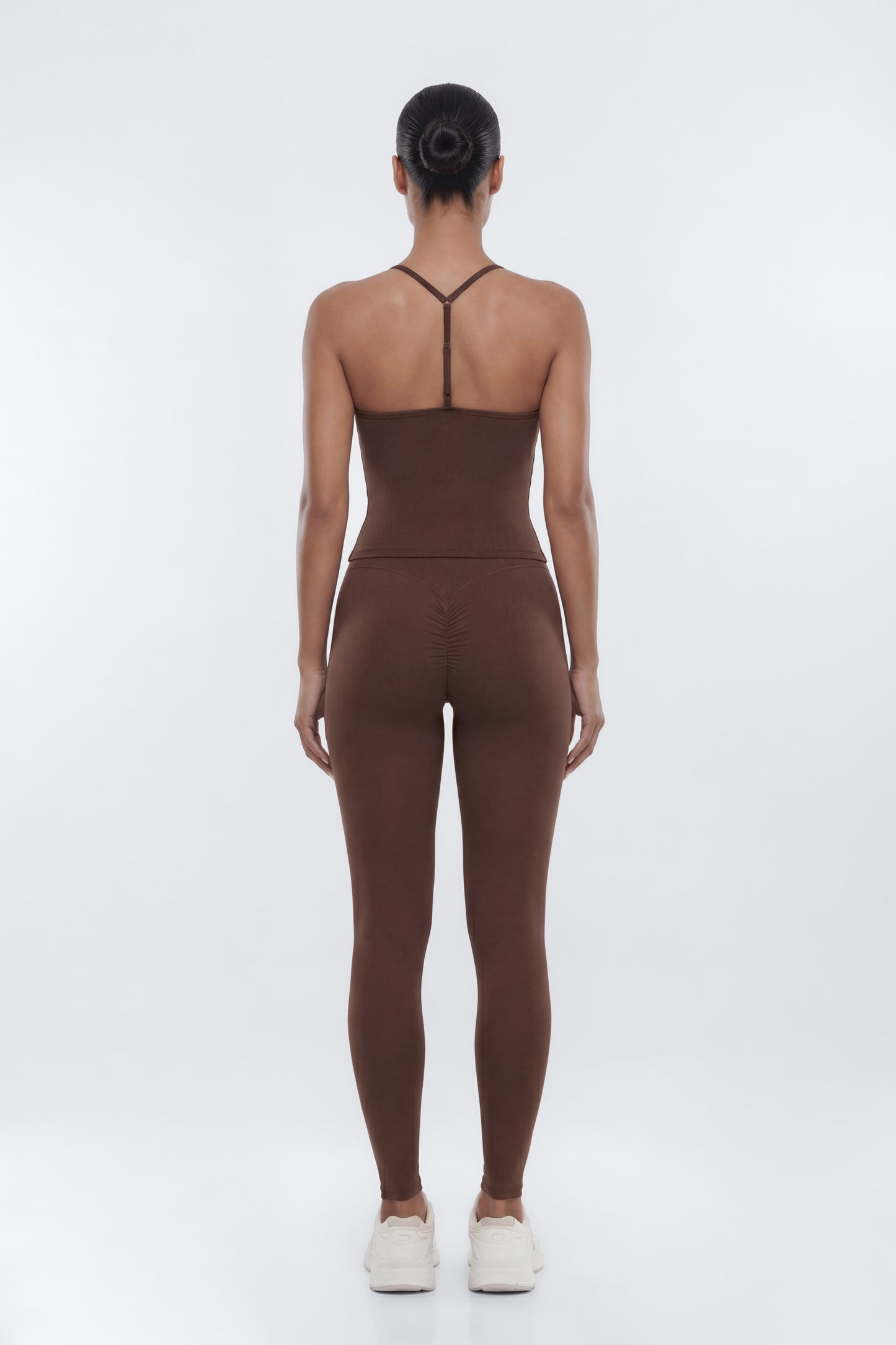 CloudForm™ 25″ Invisible Scrunch Legging - Brown