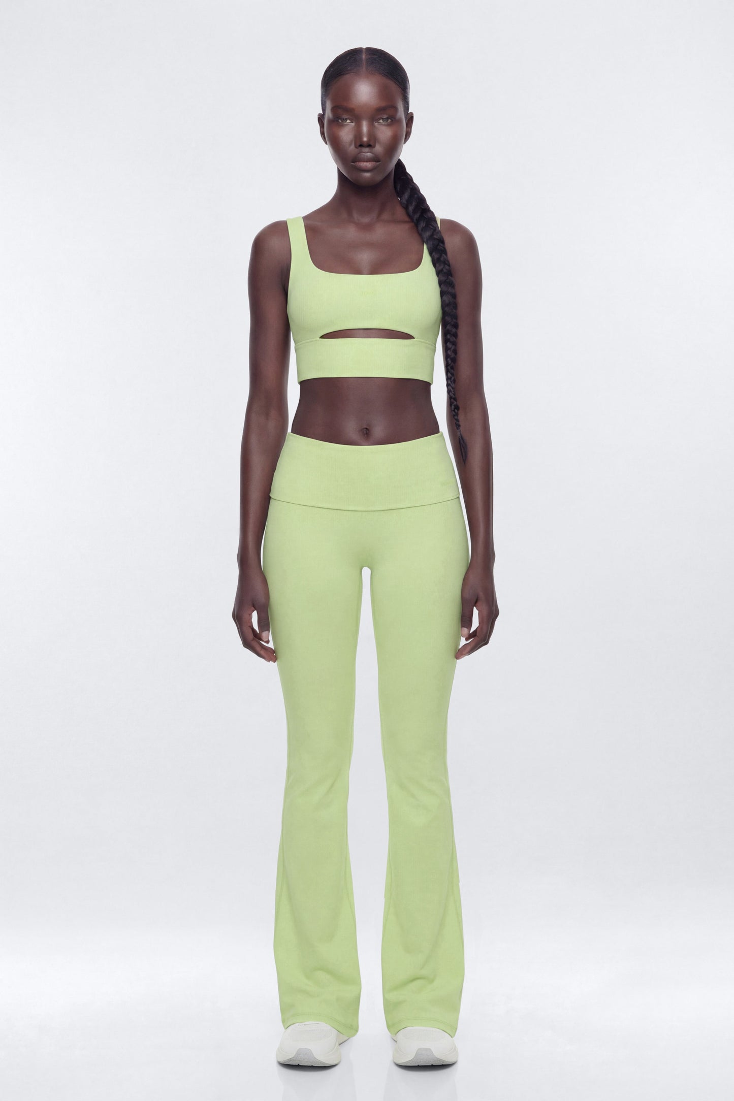 ButterSoft™ Cut Out Long Line Sports Bra - Pistachio