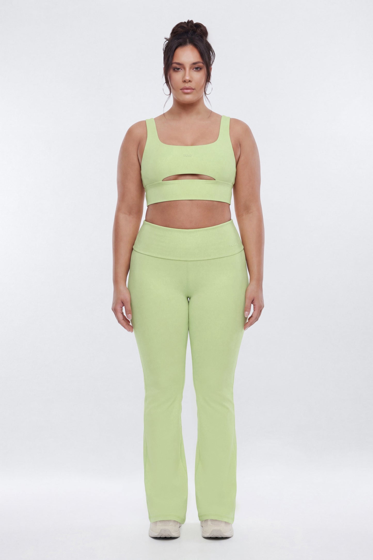 ButterSoft™ Cut Out Long Line Sports Bra - Pistachio