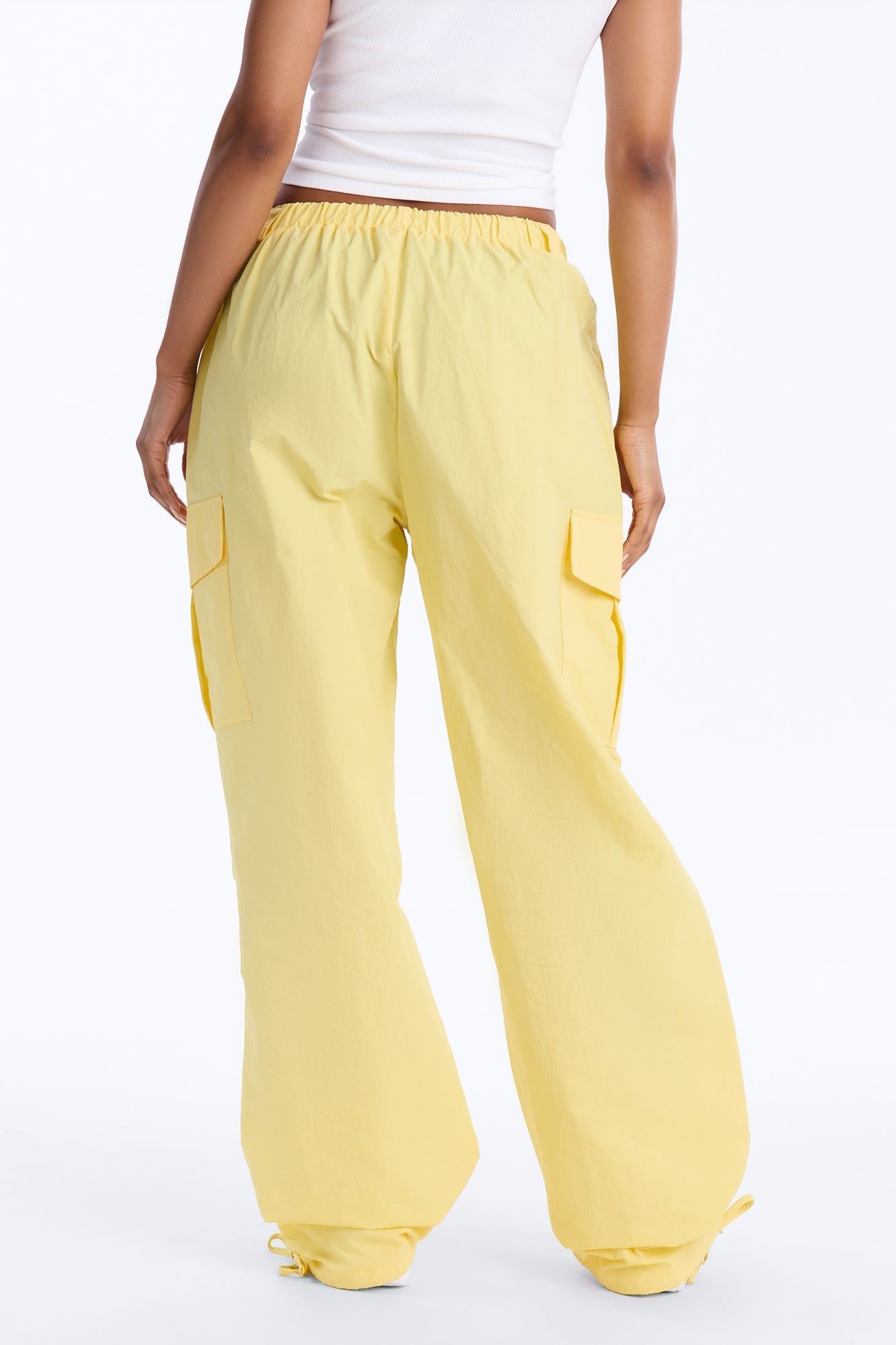 Girl Crush Parachute Pant - Yellow