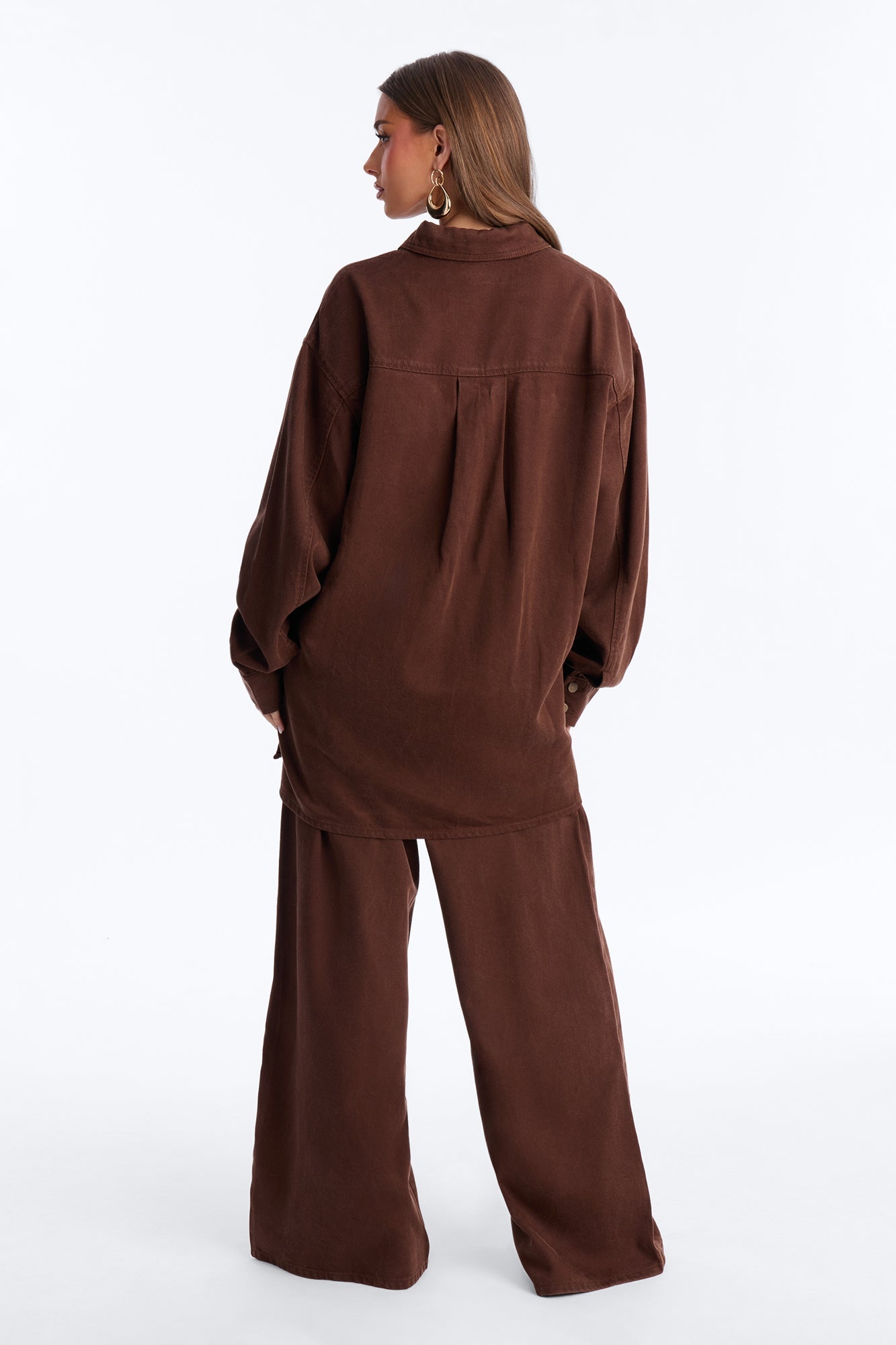 Blue Jean Baby Pant Set - Brown