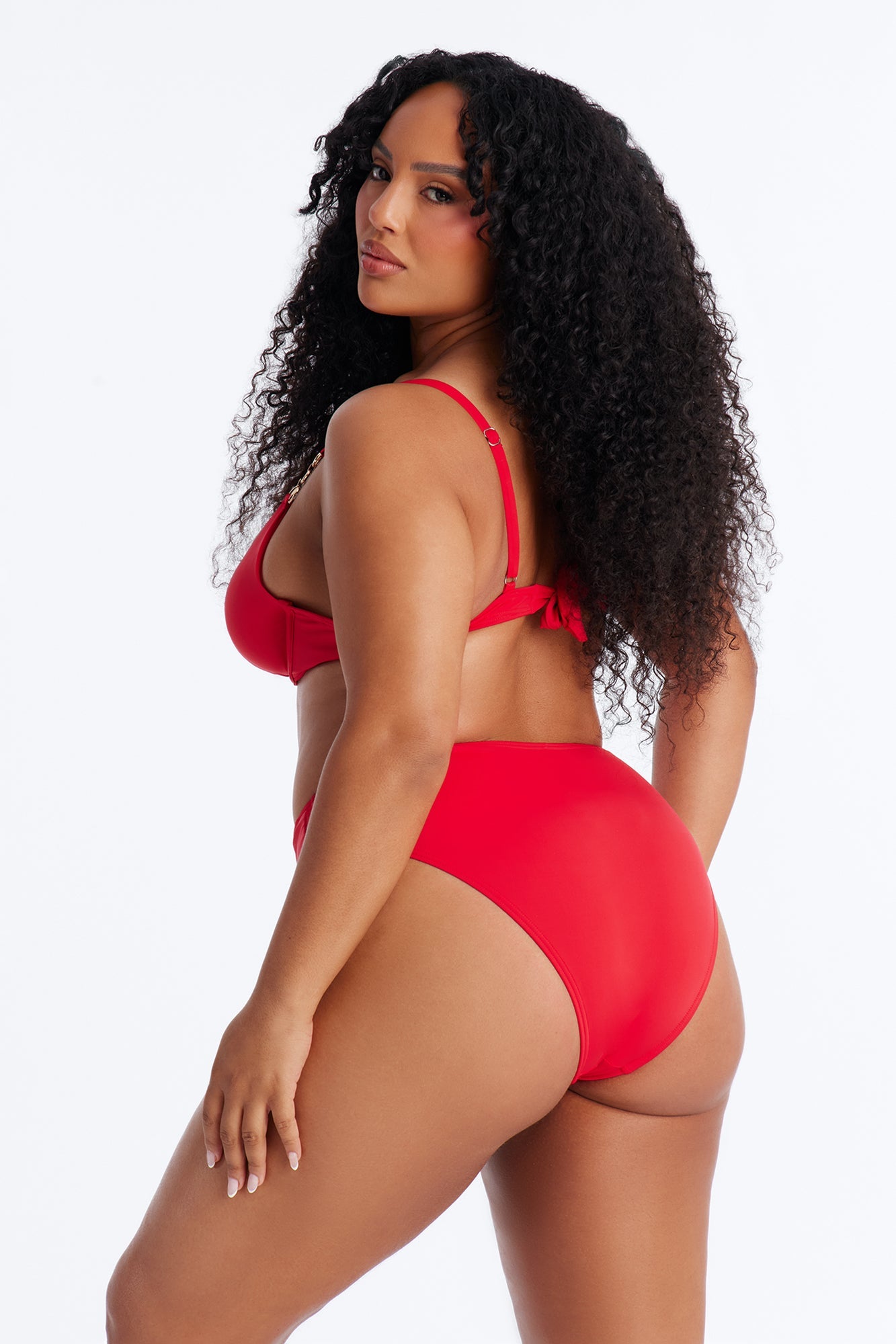 Meet Me By The Shore Underwire Hardware 2 Piece Bikini - Red