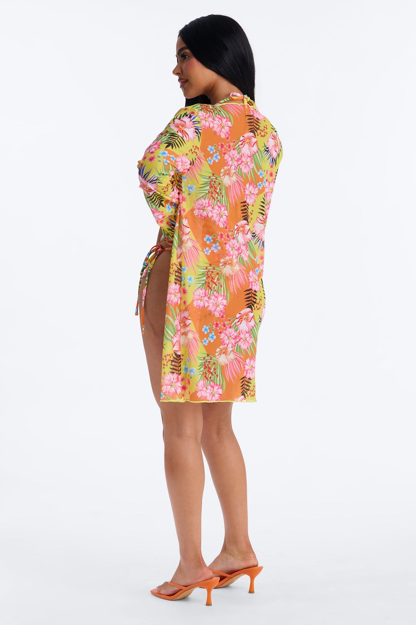 Let's Get Away Together Bikini And Coverup - Multi Color