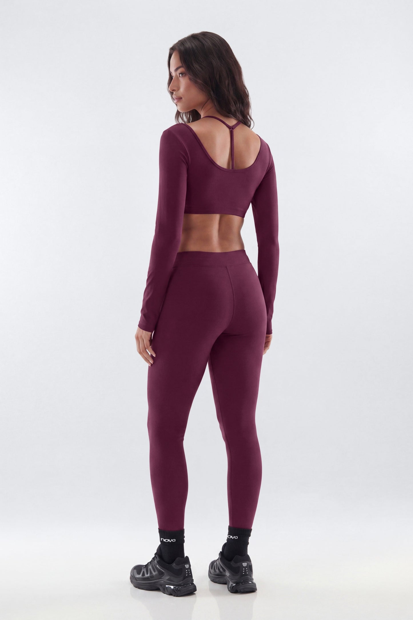 ProStretch™ 25″ Low Rise Legging - Merlot