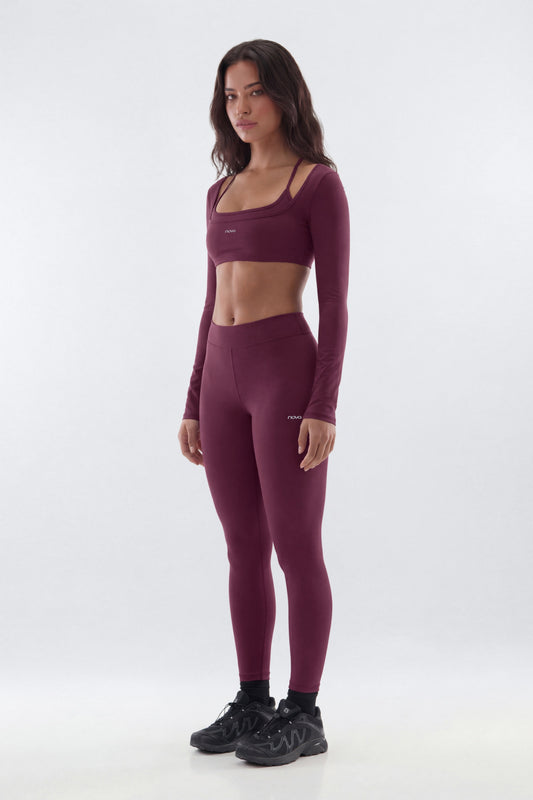 ProStretch™ 25″ Low Rise Legging - Merlot