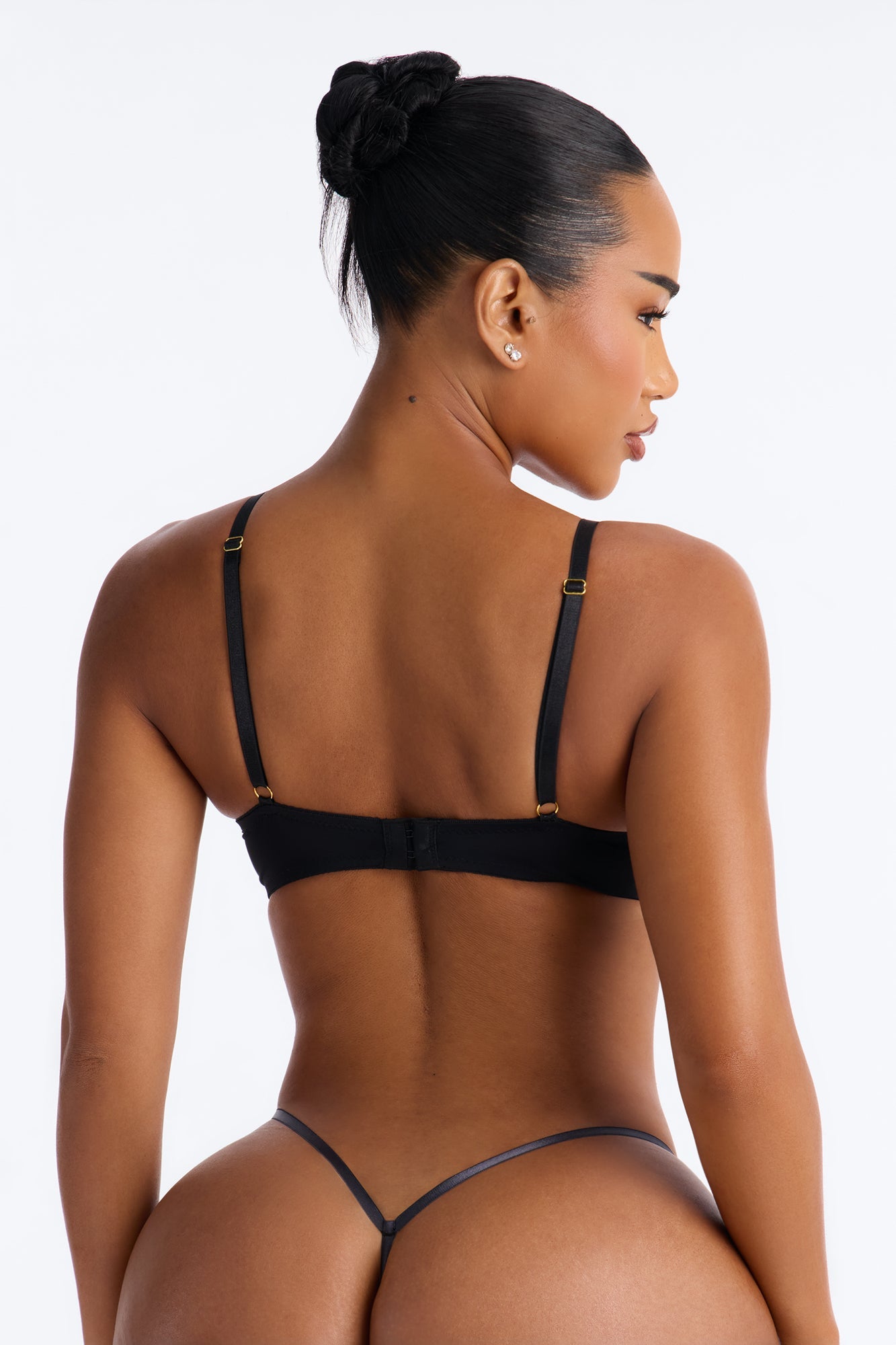 Safe Haven Molded Cup T-Shirt Bra - Black