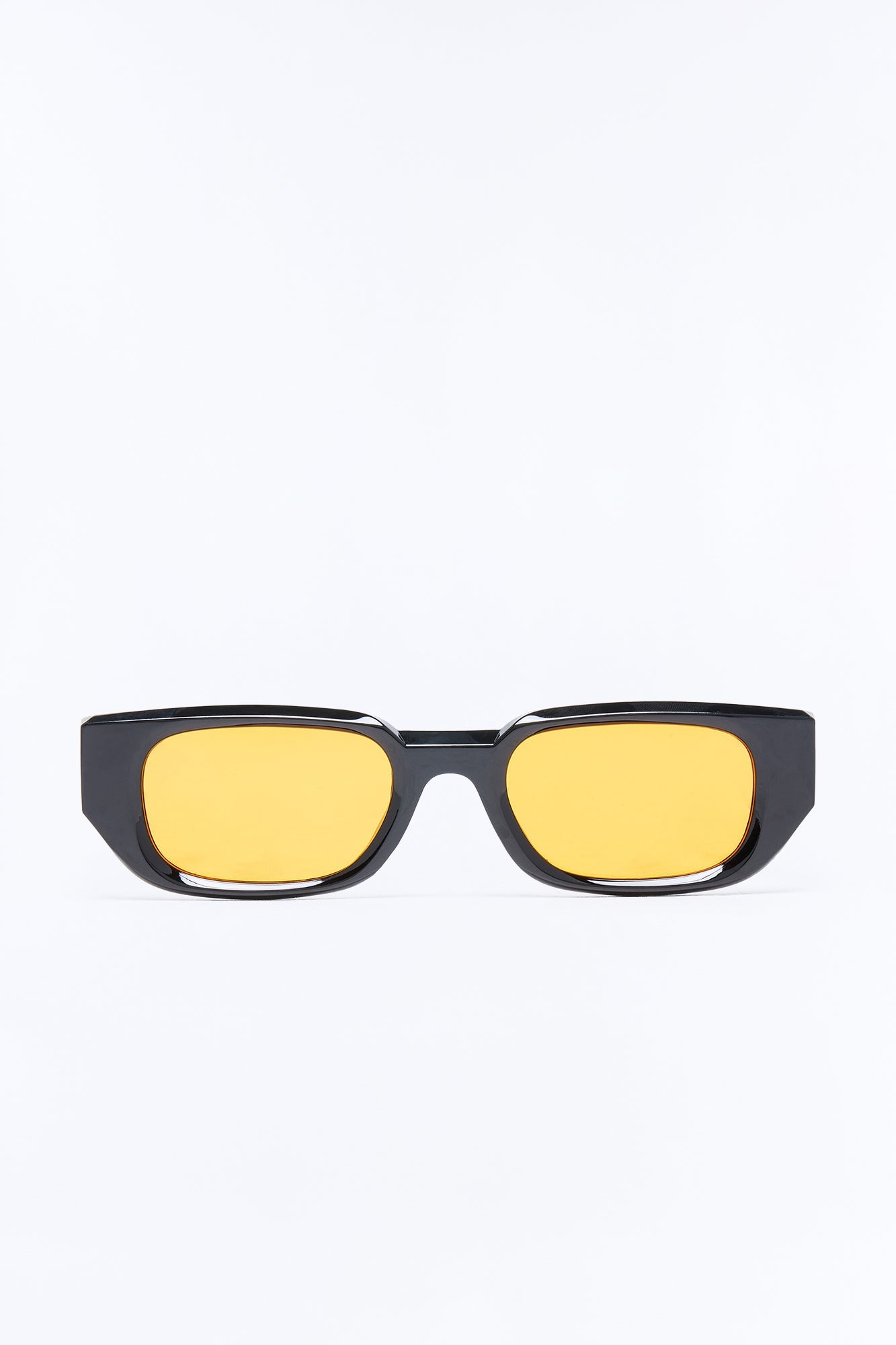 Crossing Lines Sunglasses - Black/Orange