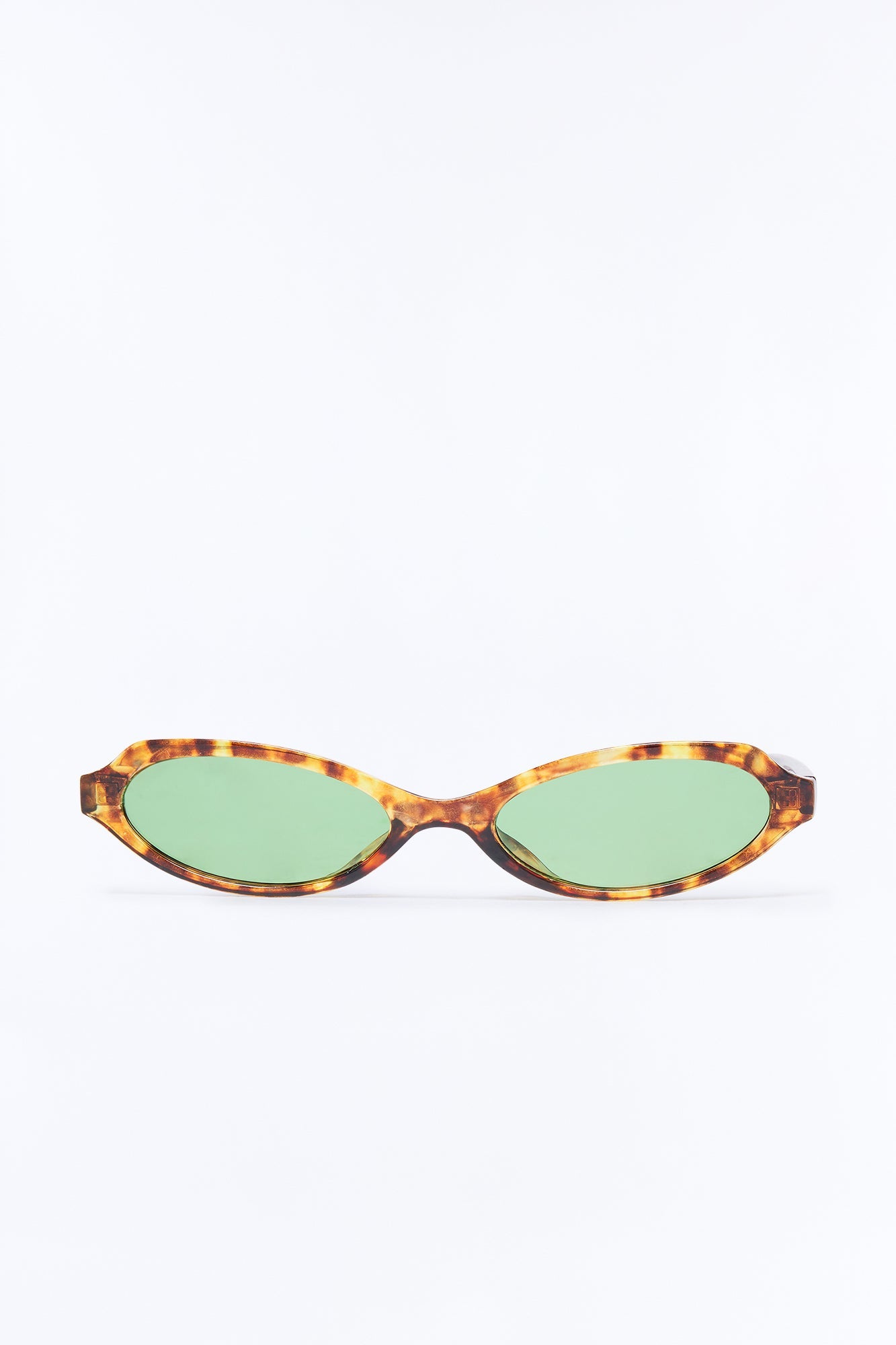 Wise Guy Sunglasses - Tortoise/Green