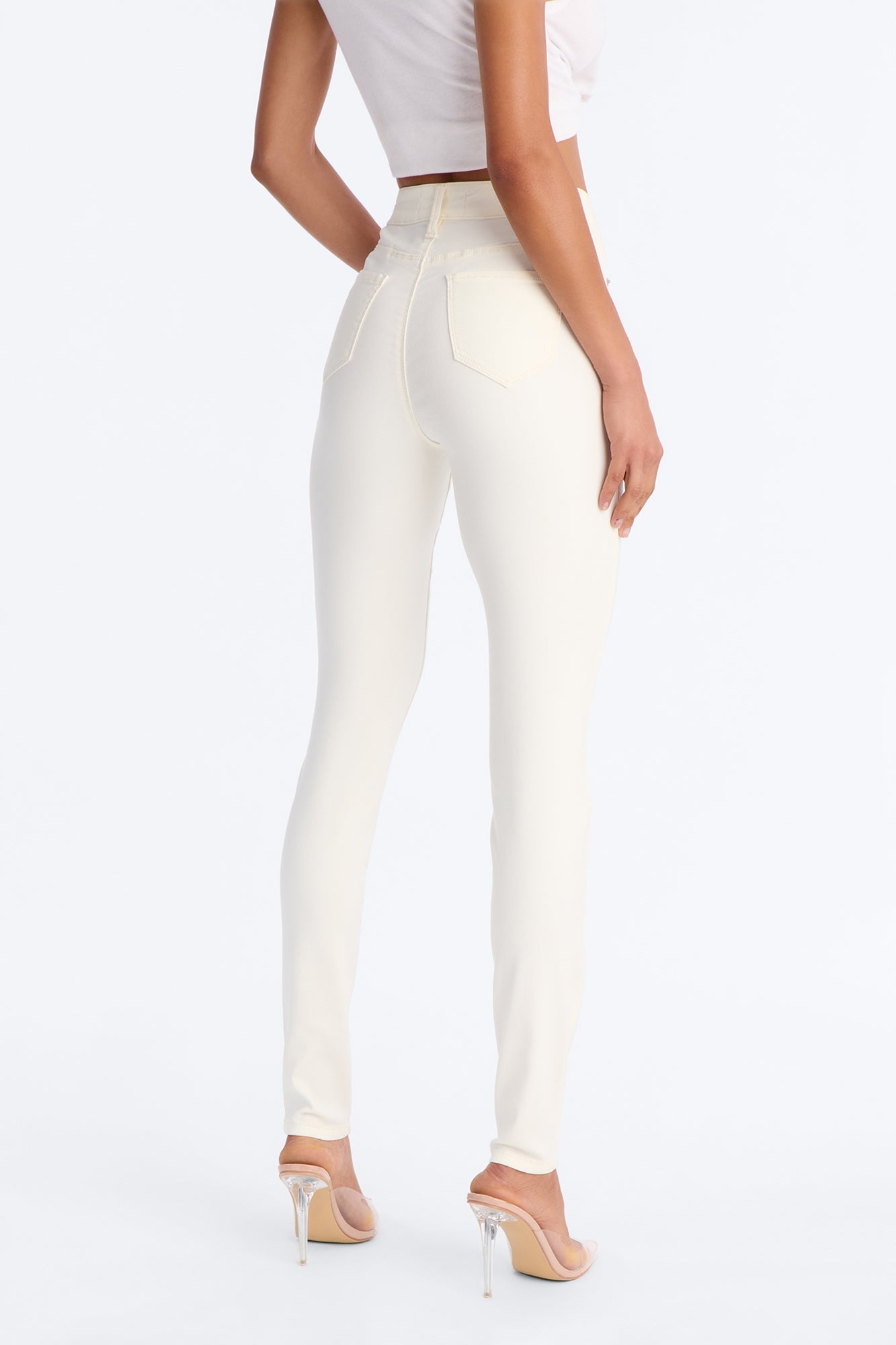 Tall Hyperstretch Skinny Pants - Ivory
