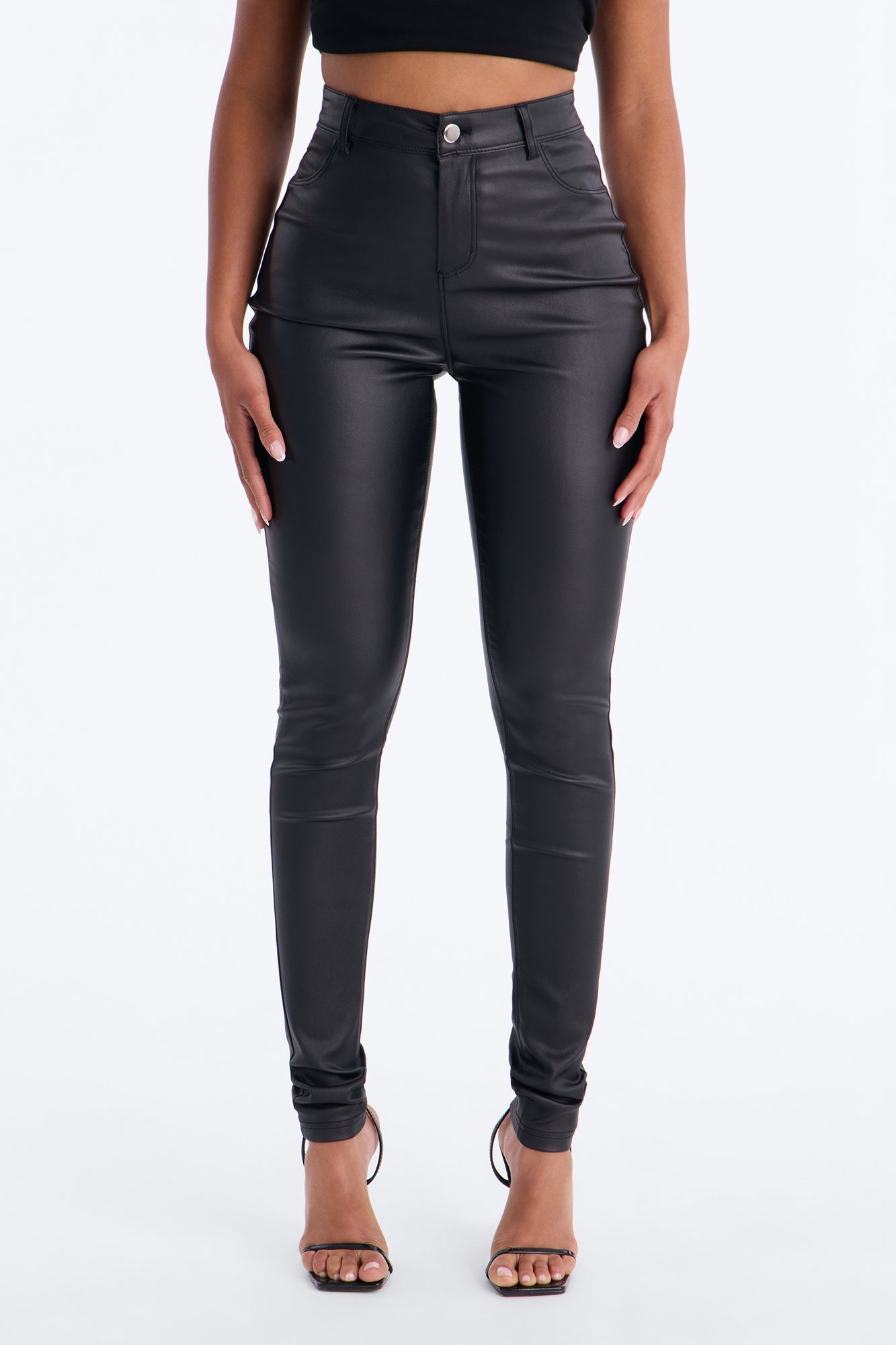 Tall Sammie High Rise Pants - Black