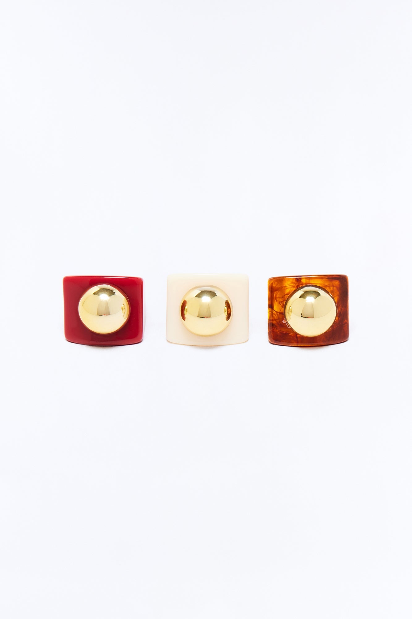 Mystic Woman 3 Piece Ring Set - Multi Color