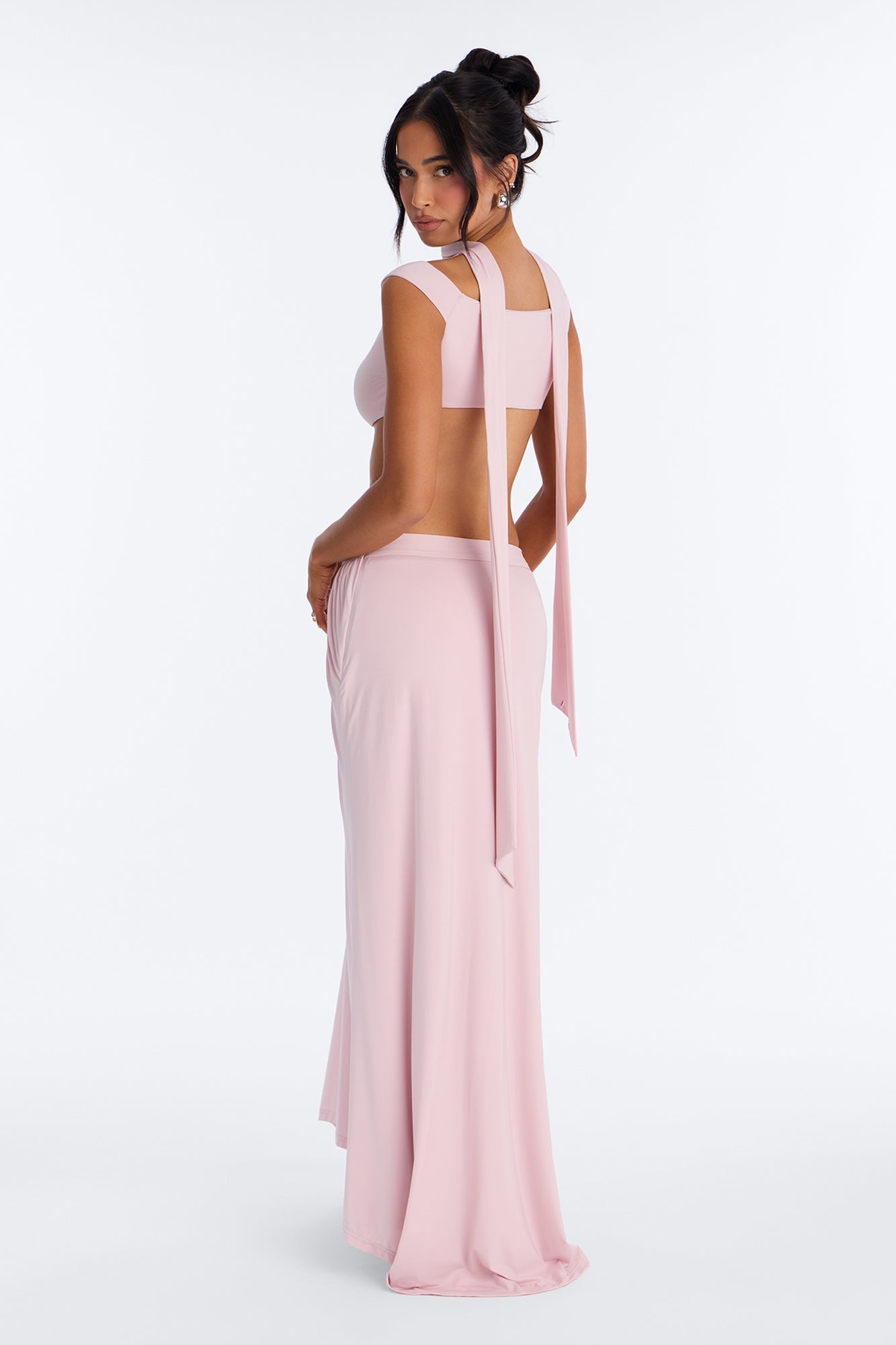 Fairytale Maxi Skirt Set - Light Pink