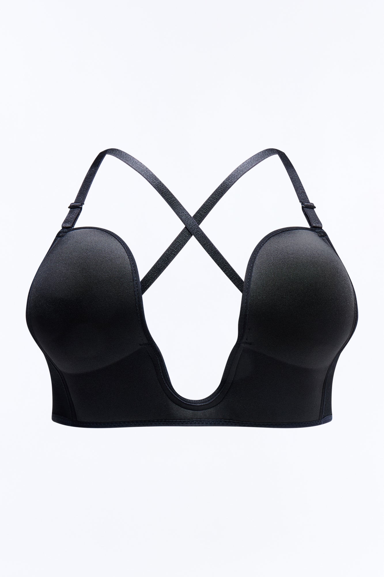 Supportive And Sleek U-Shape Bra - Black