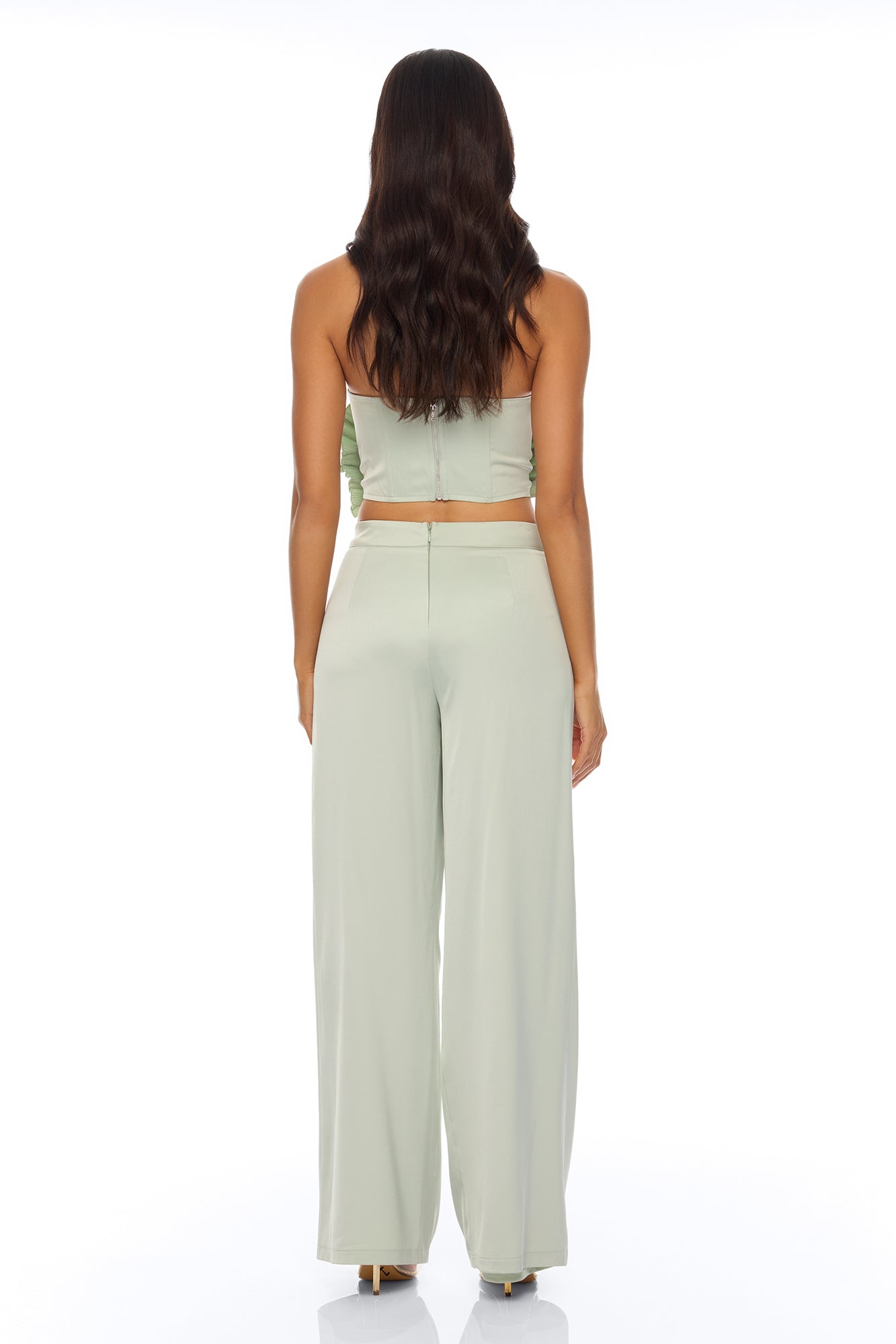 Coast To Coast Pant Set - Sage