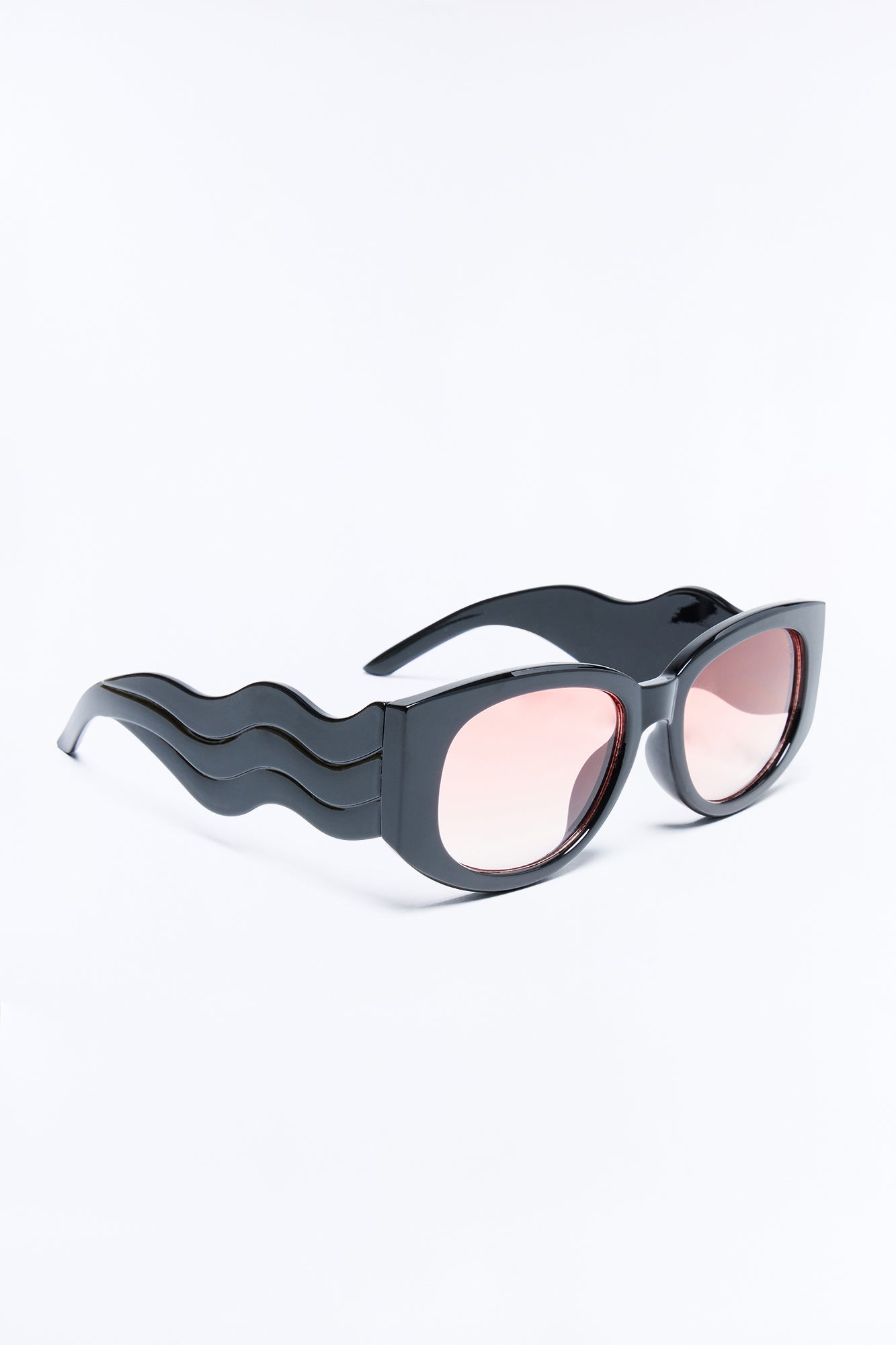 Groovy Feeling Sunglasses - Black/Pink