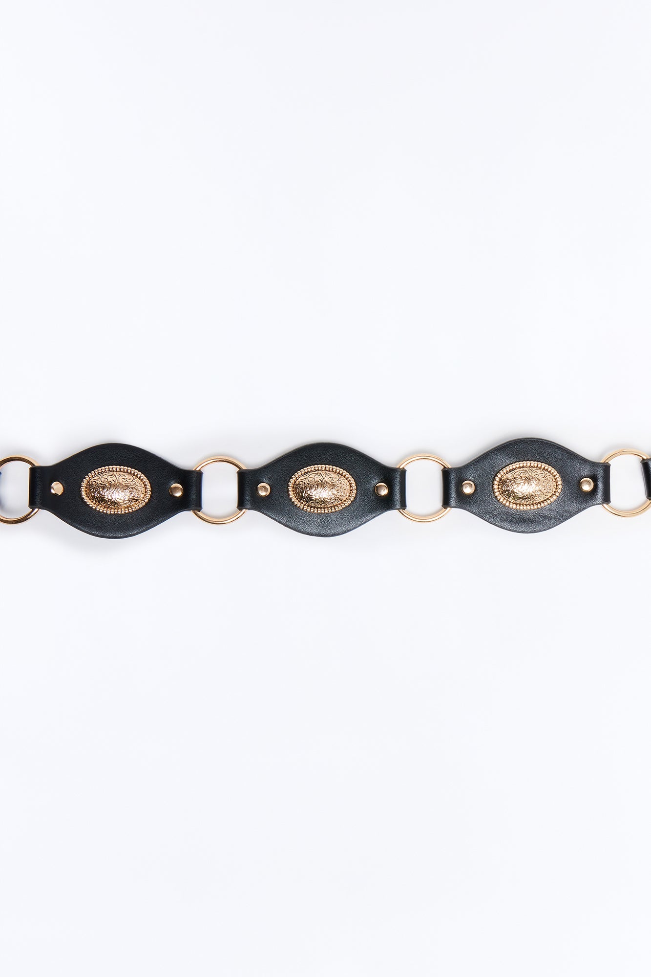 At My Waist O-Ring Chain Belt - Black