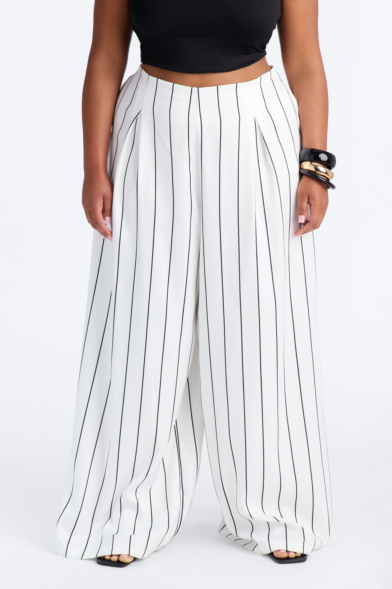 High Standards Pinstripe Trouser Pant 34″ - Ivory