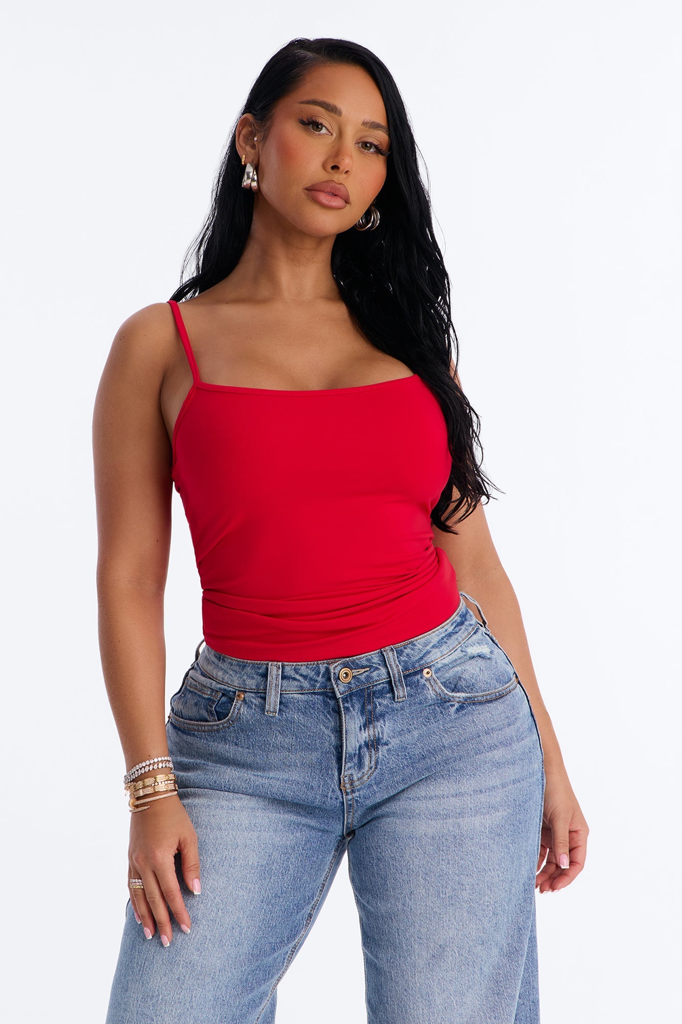 Carly Cami Top - Red
