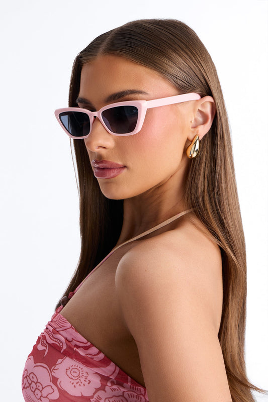 Retro Muse Sunglasses - Pink