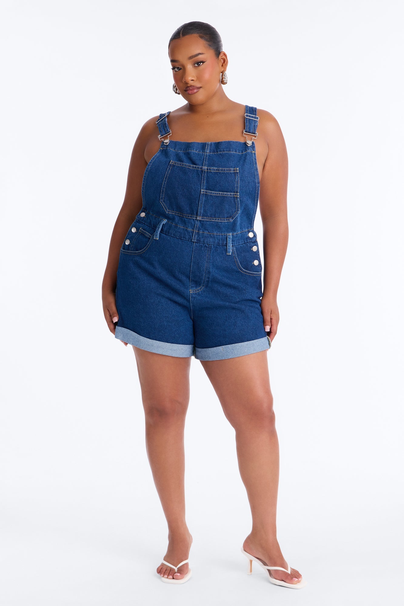 Carolina Denim Short Overall - Indigo