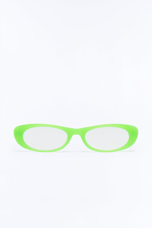 Glow Stick Blue Light Glasses - Neon Green
